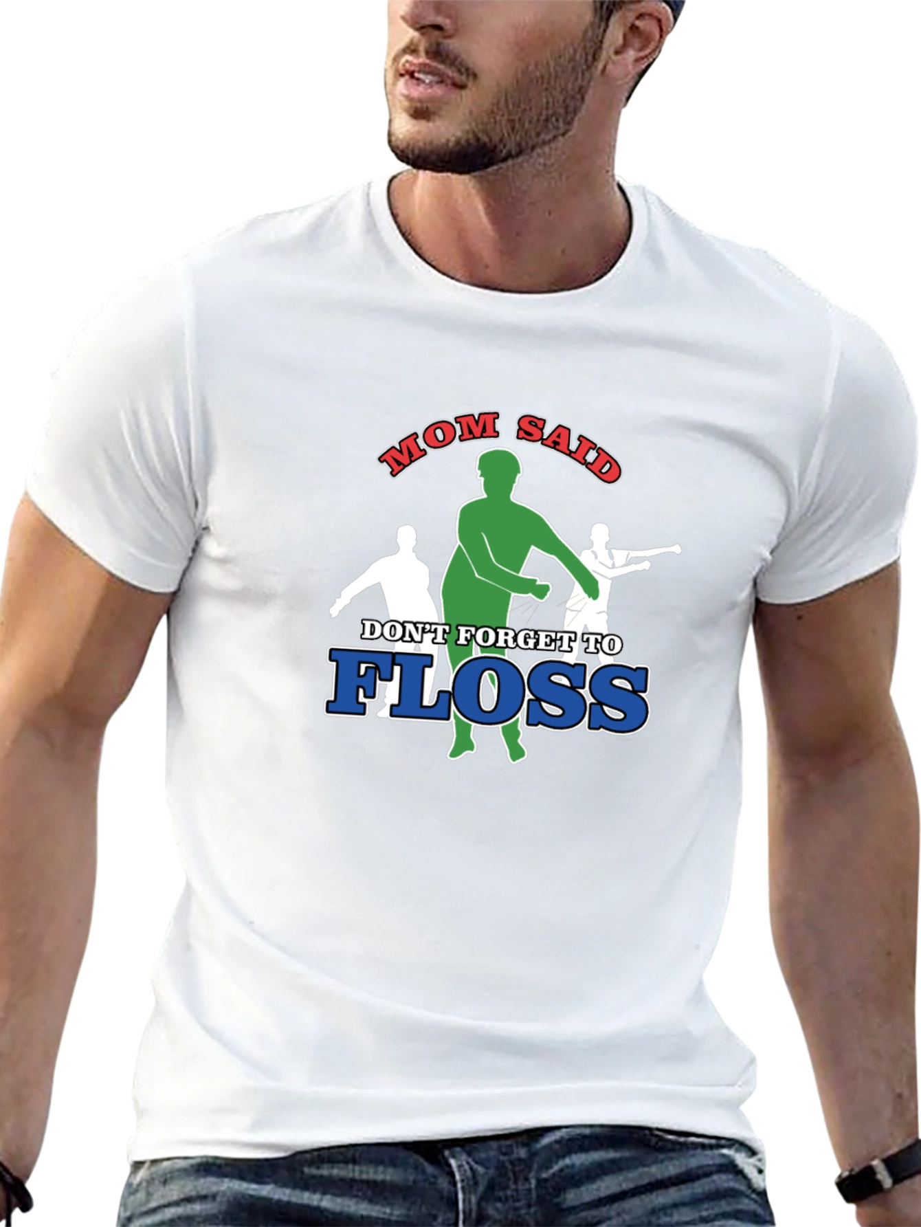Black Mom Said Floss T-Shirt, Funny Dance Tee view 13