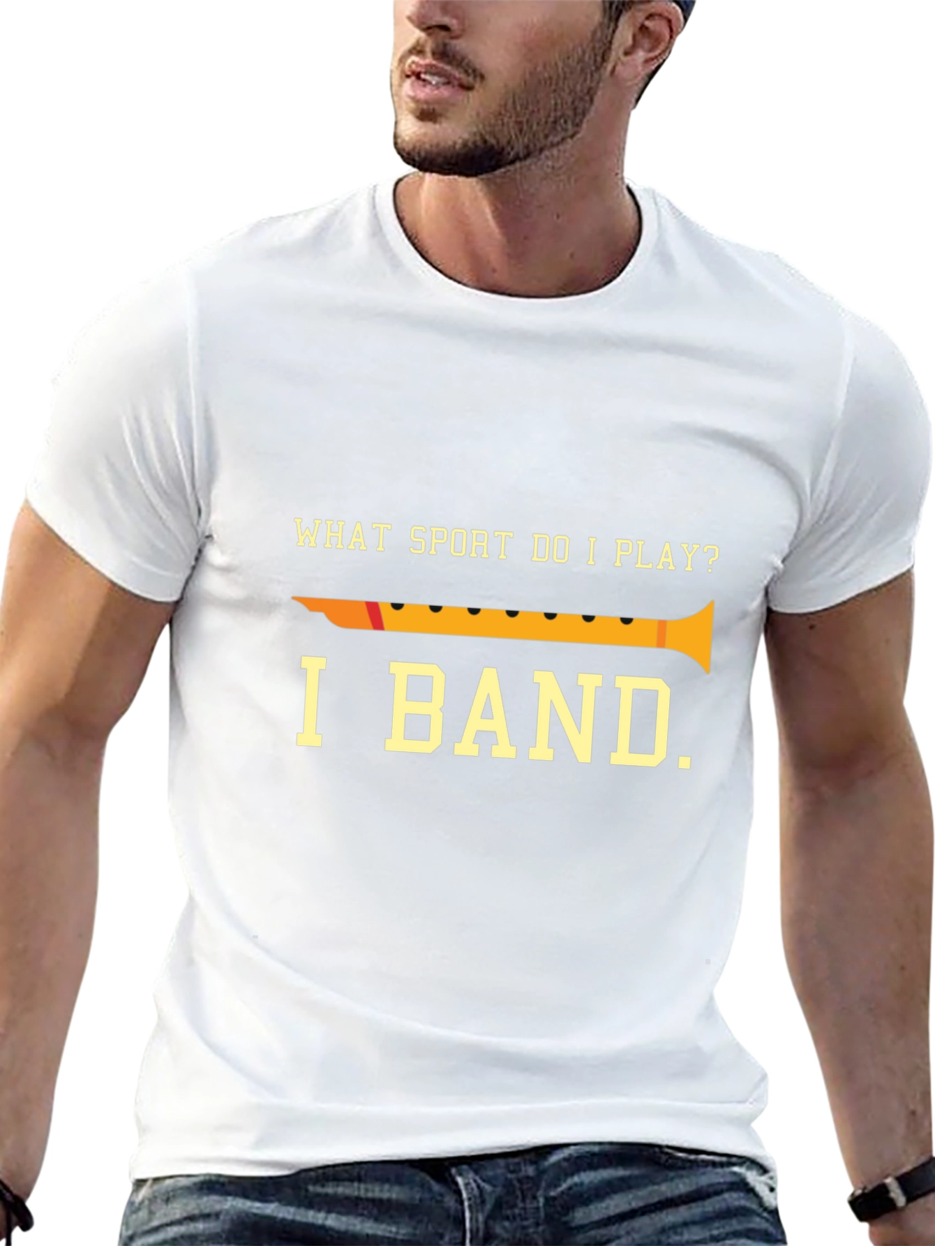 Black I Band Funny T-Shirt, Clarinet Shirt, Marching Band Tee view 13