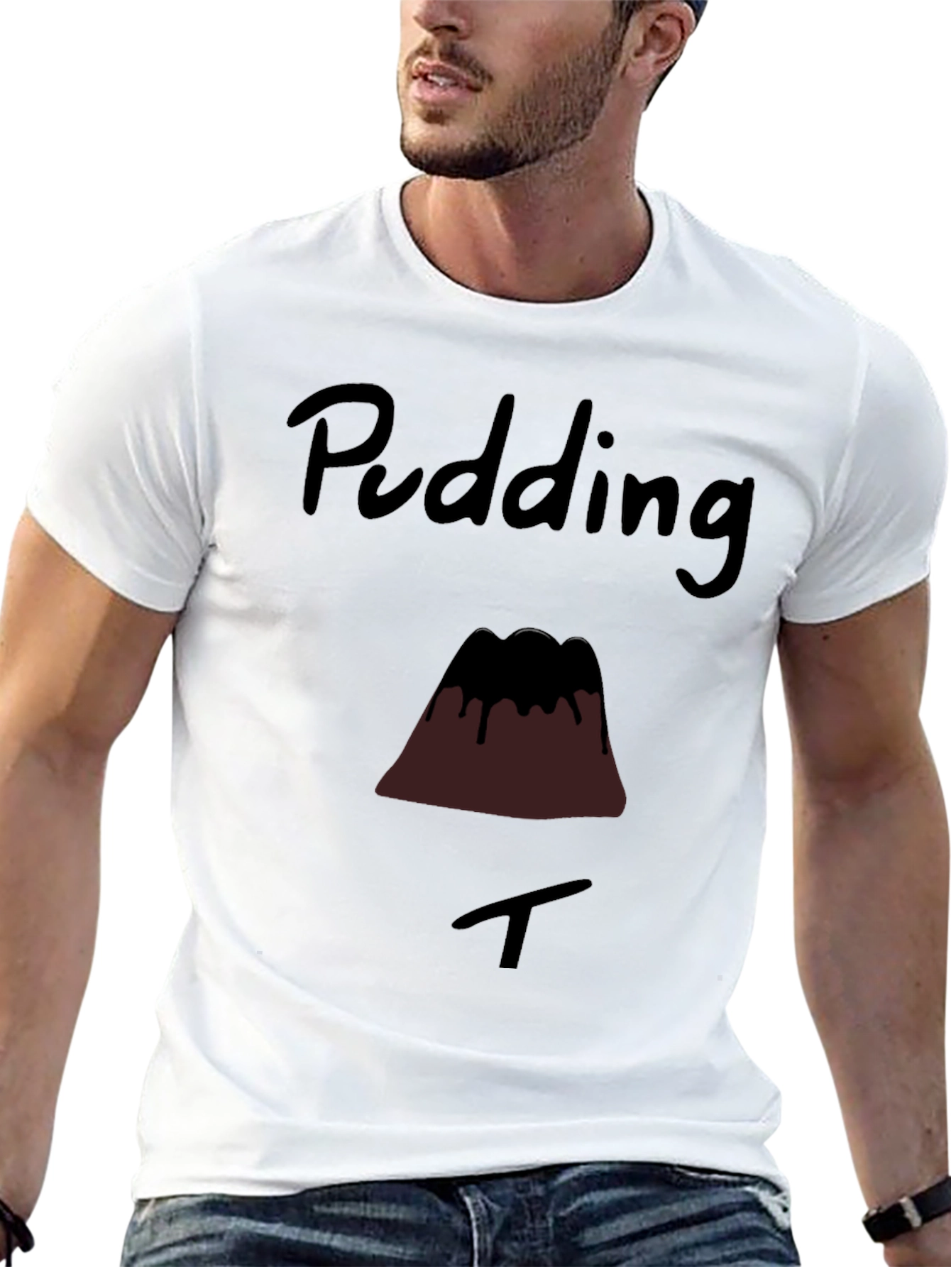 Black Pudding T-Shirt - Funny Dessert Graphic Tee view 13