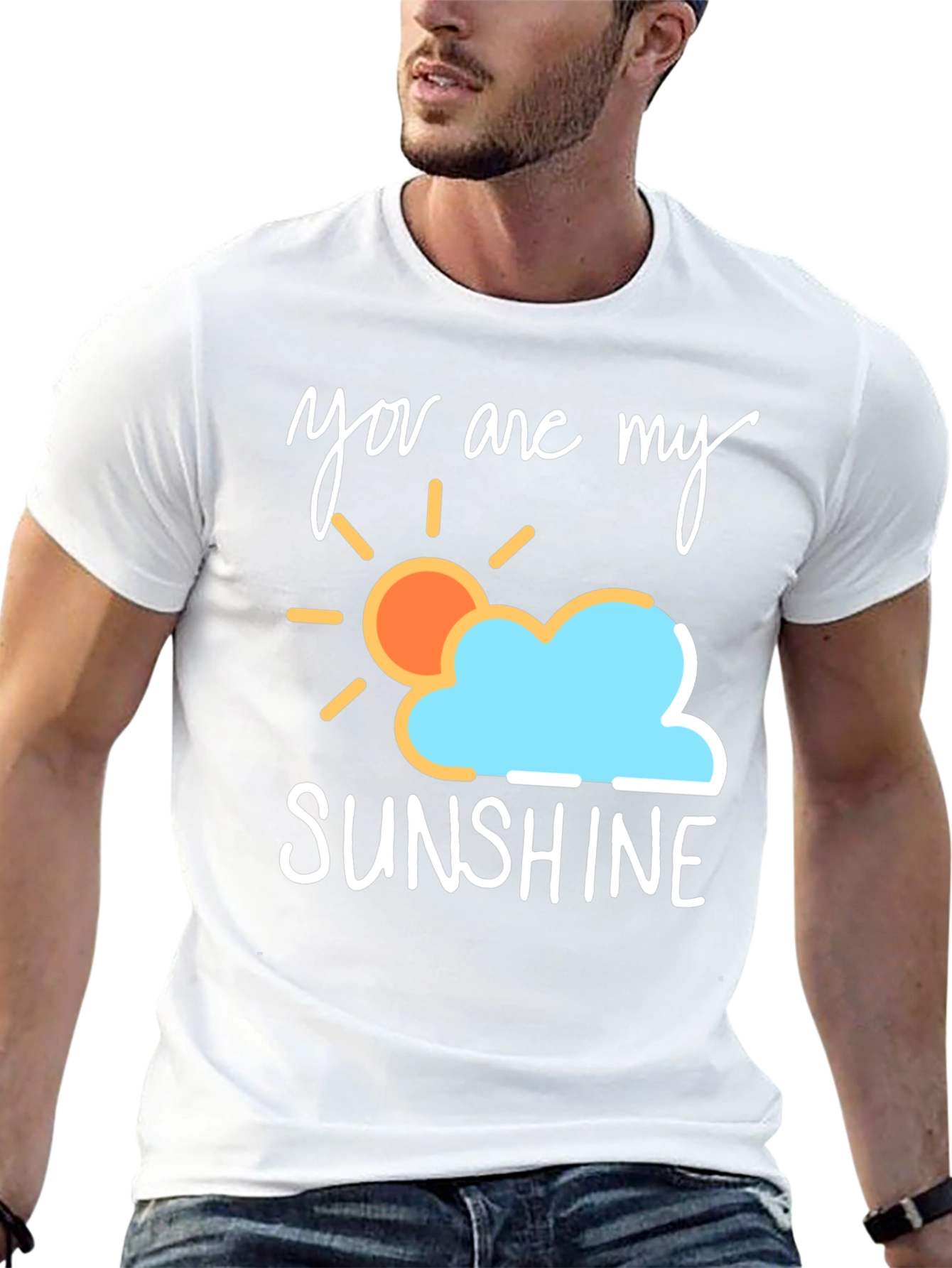 Black You Are My Sunshine T-Shirt - Soft Cotton Blend view 13