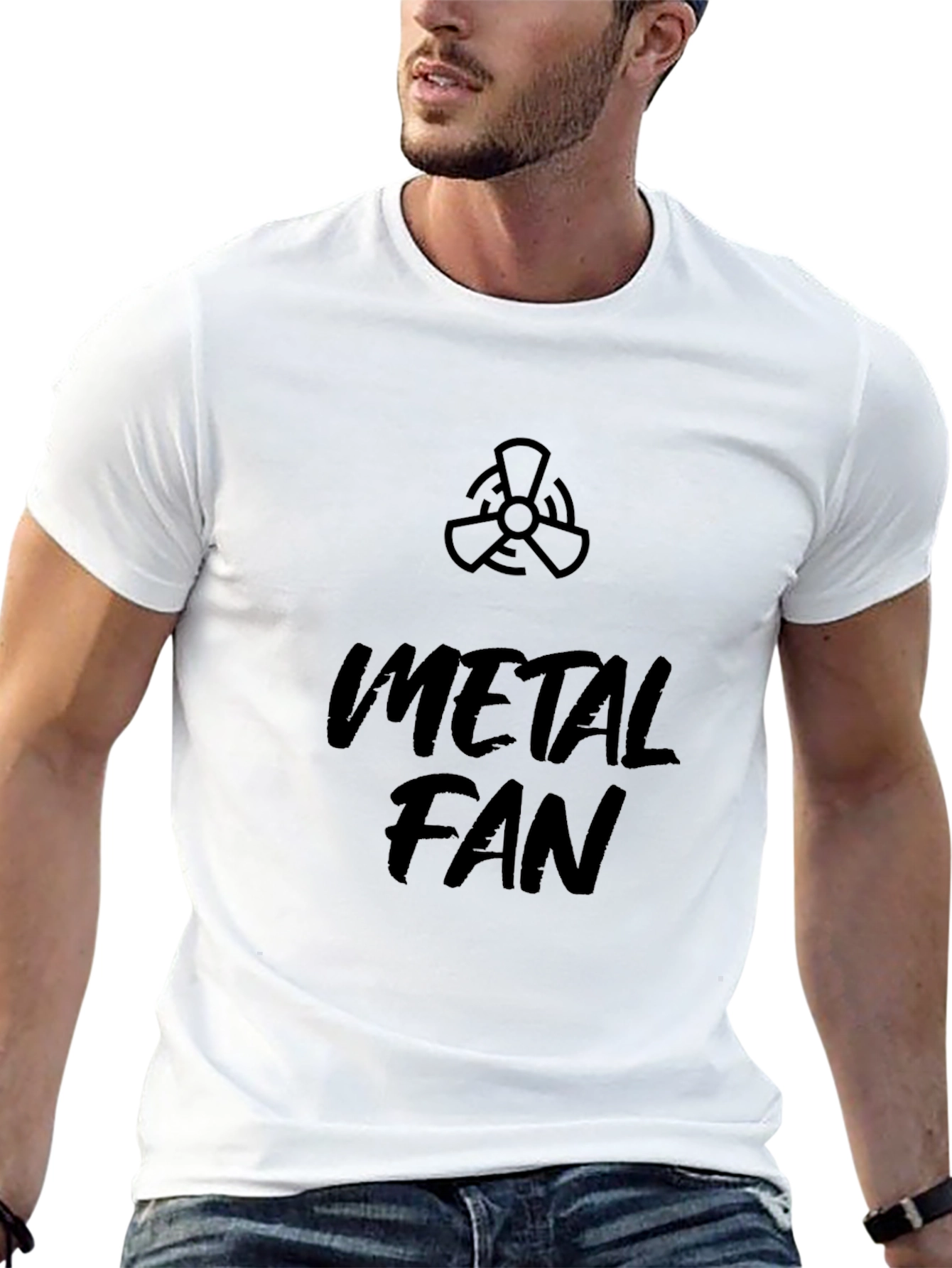 Black Metal Fan Black T-Shirt - Music Lover Tee view 13