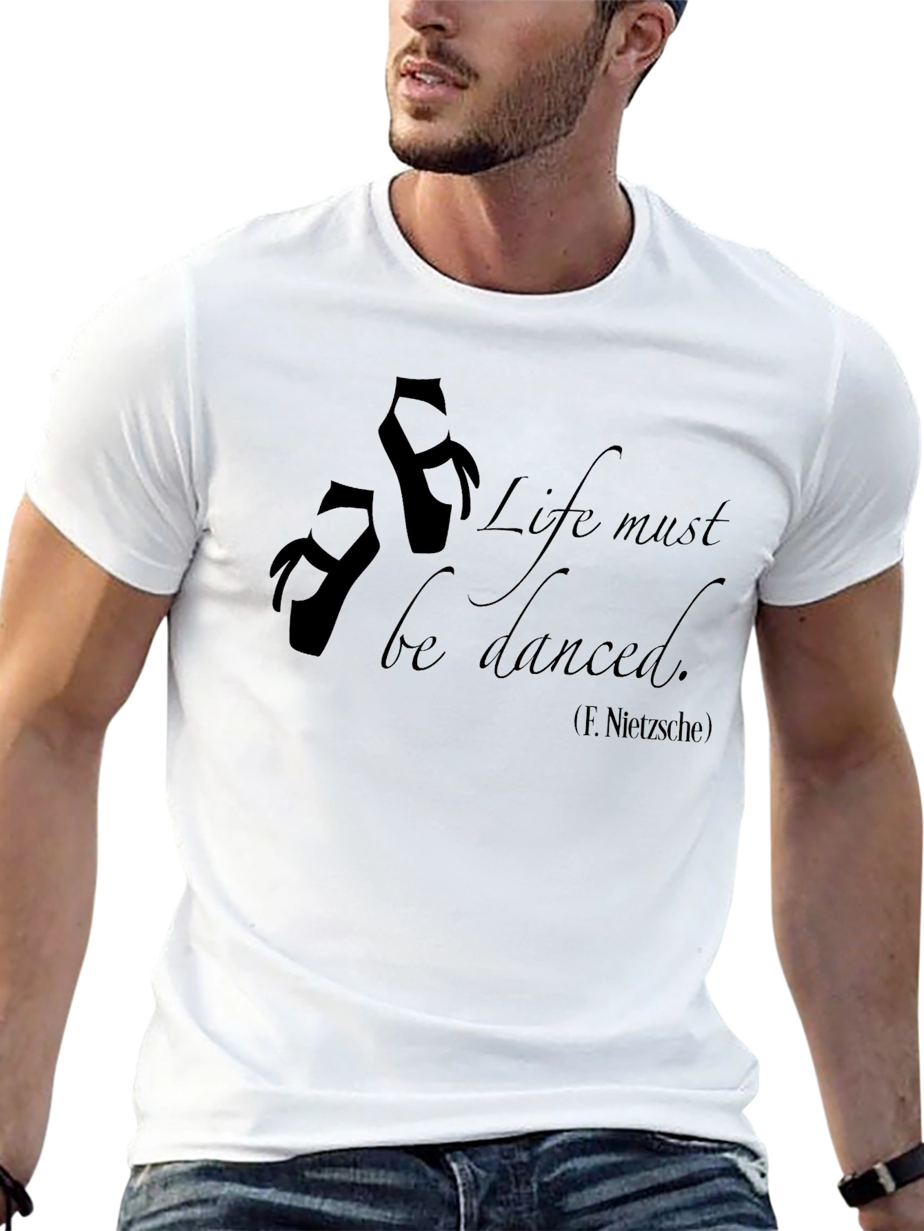 Black Life Must Be Danced T-Shirt - Ballet Inspired Tee view 13