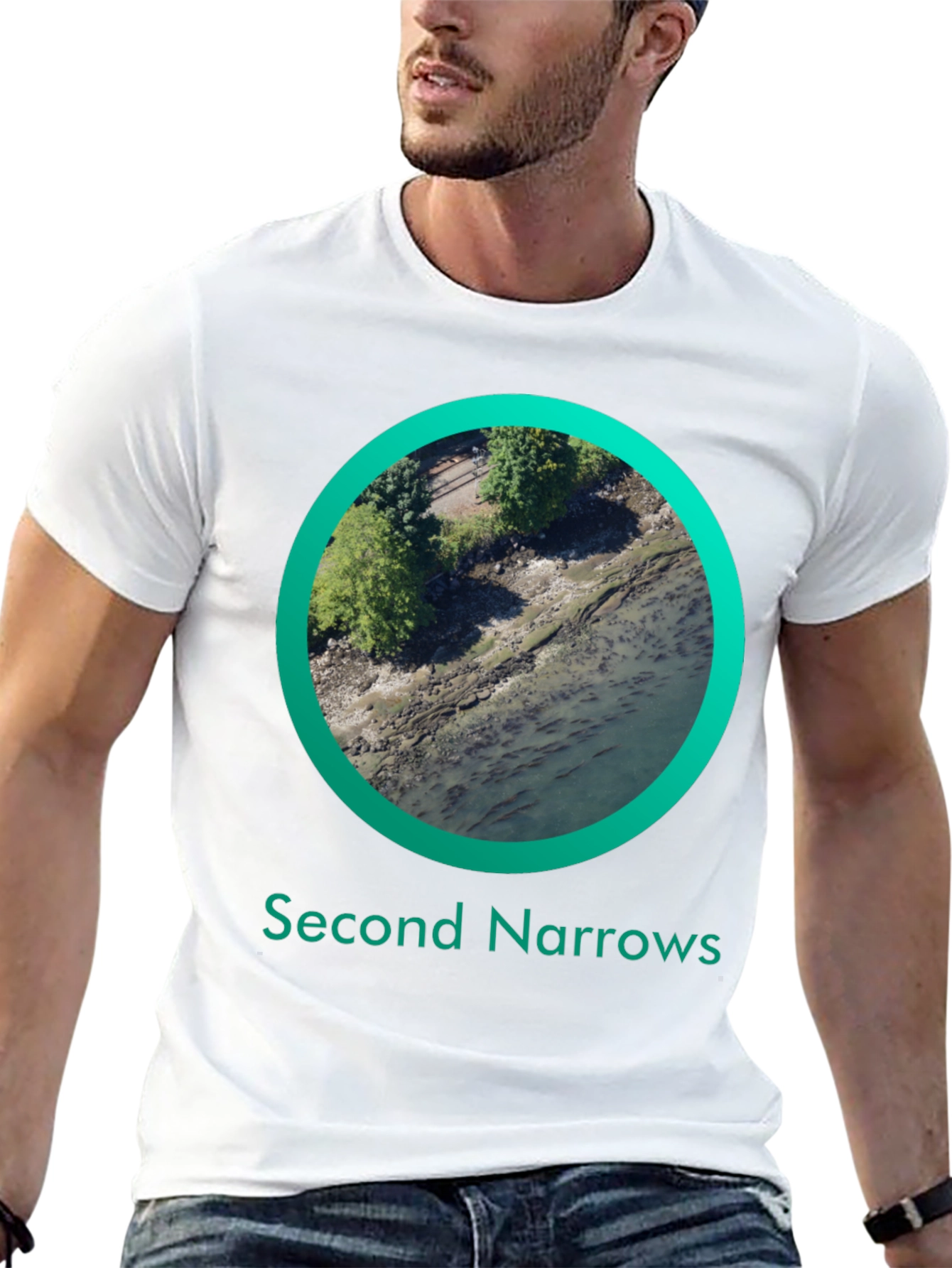 Black Second Narrows Graphic T-Shirt - Black view 13