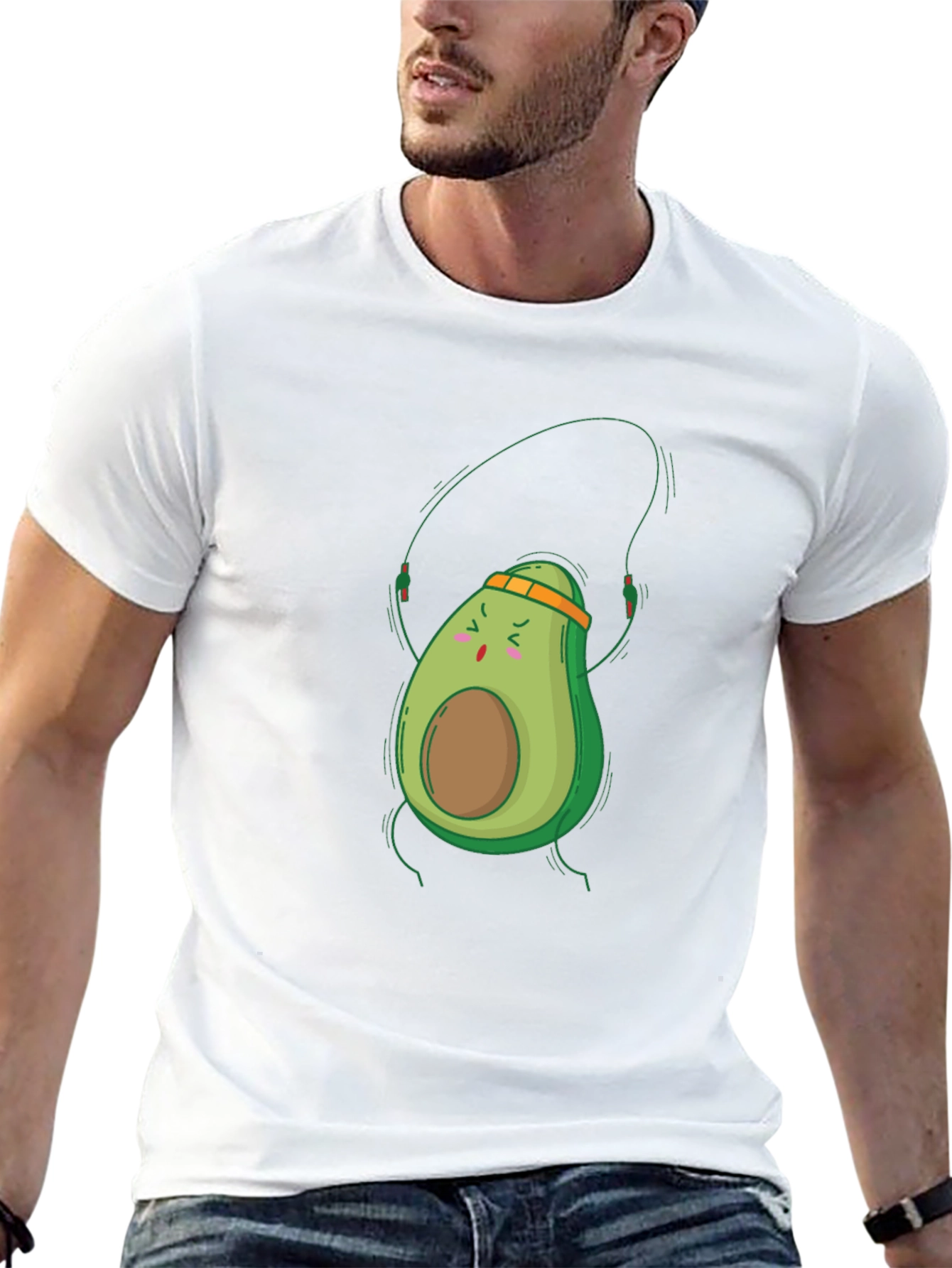 Black Avocado Workout Black T-Shirt view 13