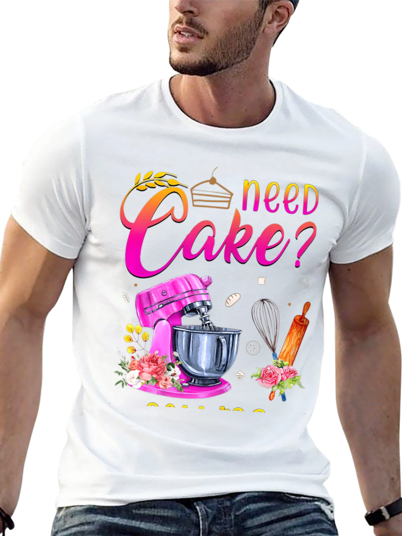 Black Need Cake? Baking T-Shirt - Great for Bakers! view 13