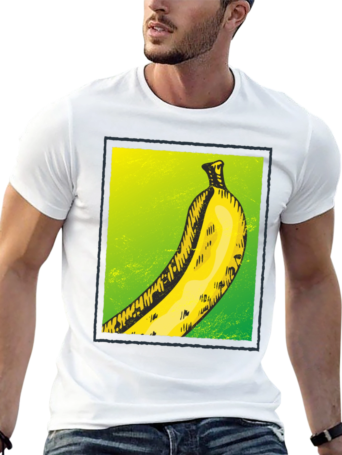Black Banana Graphic Tee - Quirky Fruit Design view 13