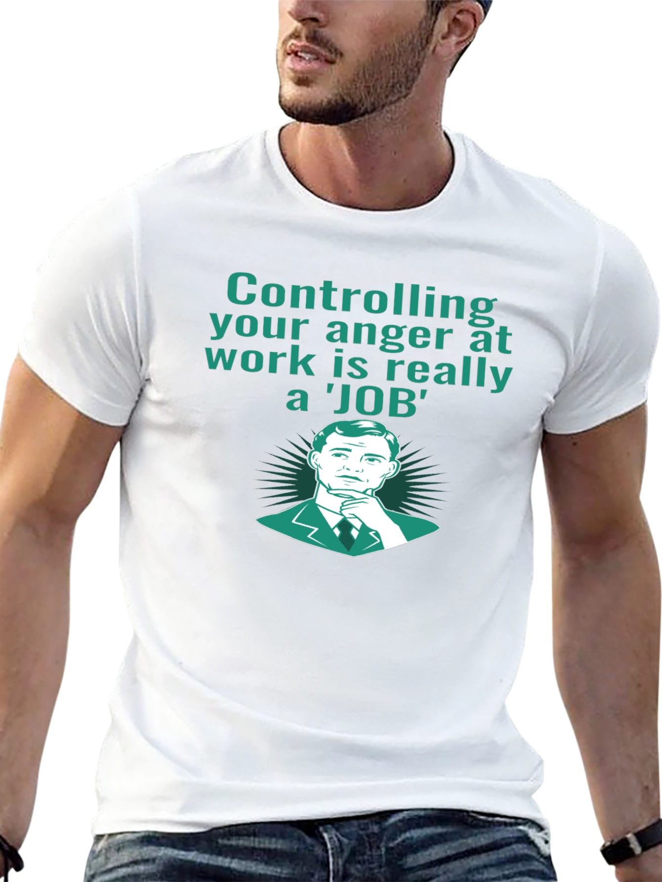 Black Controlling Anger T-Shirt view 13