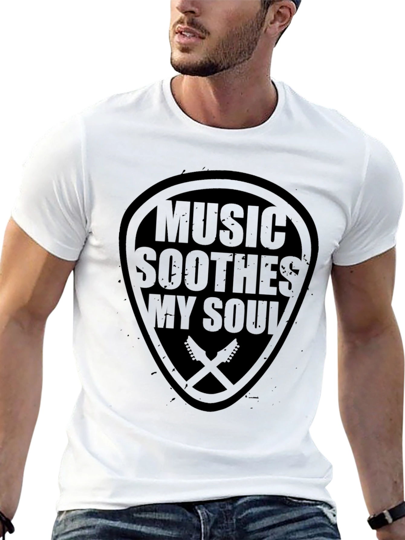 Black Music Soothes My Soul Graphic Tee view 13