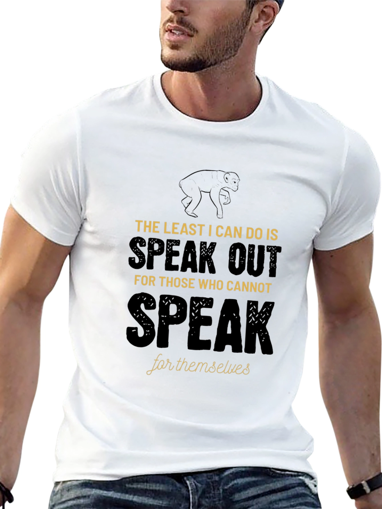 Black Speak Out T-Shirt - Advocate for the Voiceless view 13