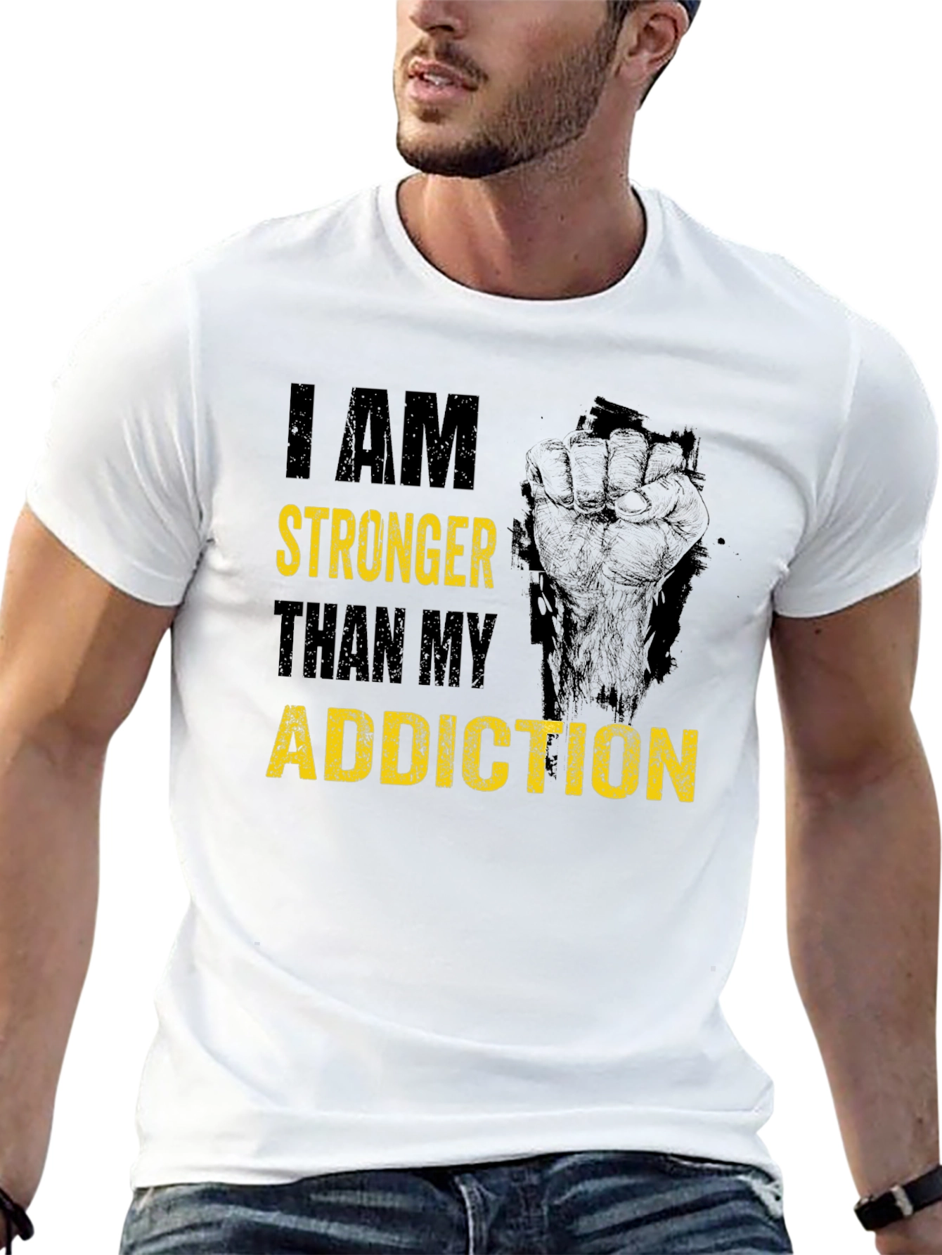 Stronger Than My Addiction T-Shirt - 13