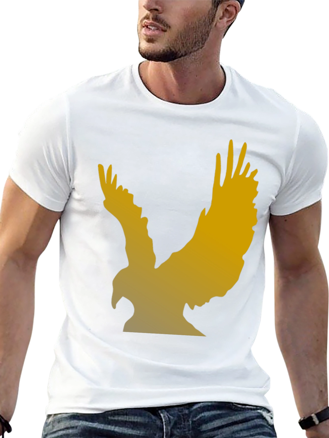 Black Eagle Graphic T-Shirt - Black view 13