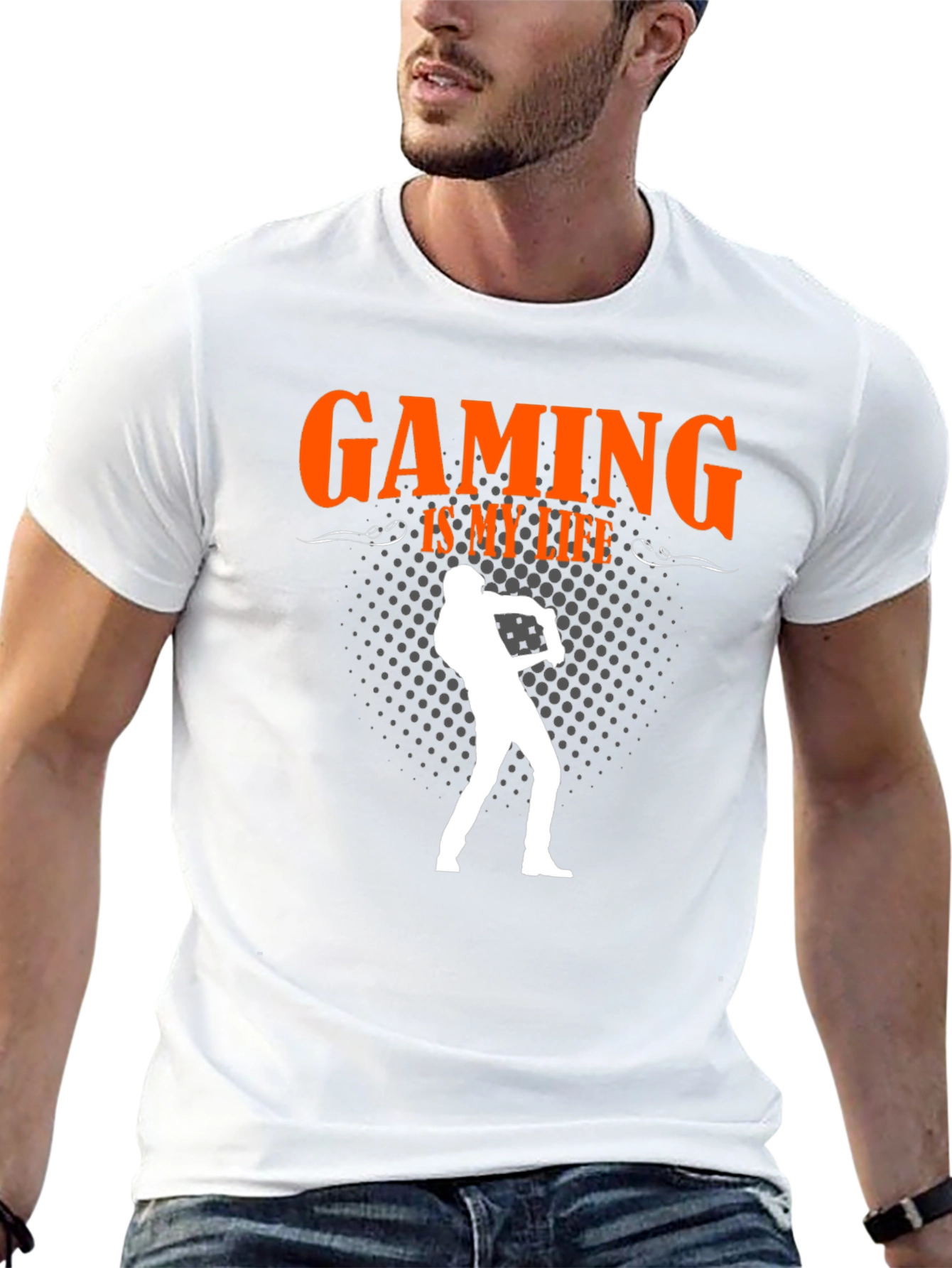 Black Gaming Is My Life T-Shirt - Gamer Gift view 13