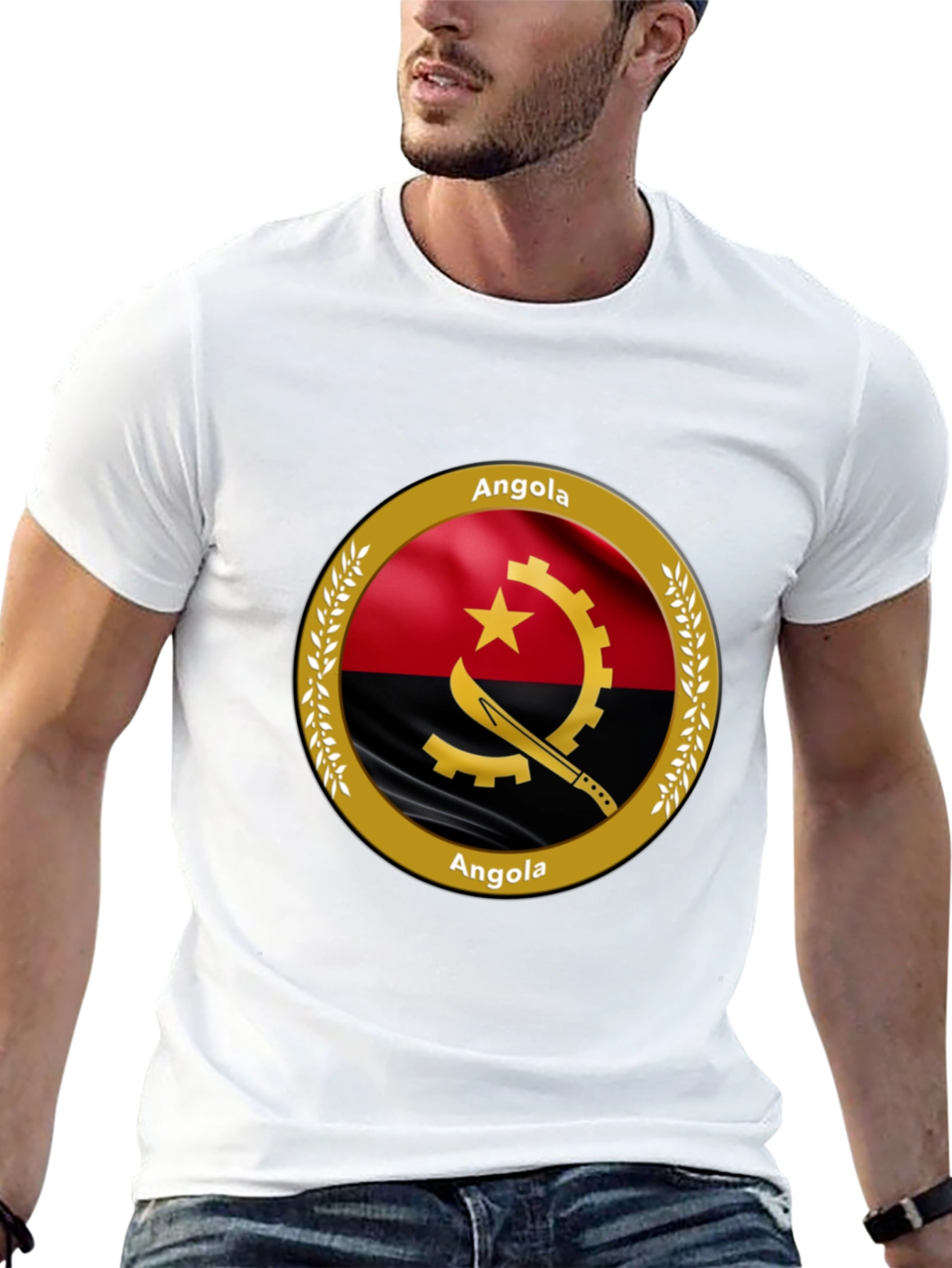 Angola Flag T-Shirt - Patriotic Pride Tee - 13