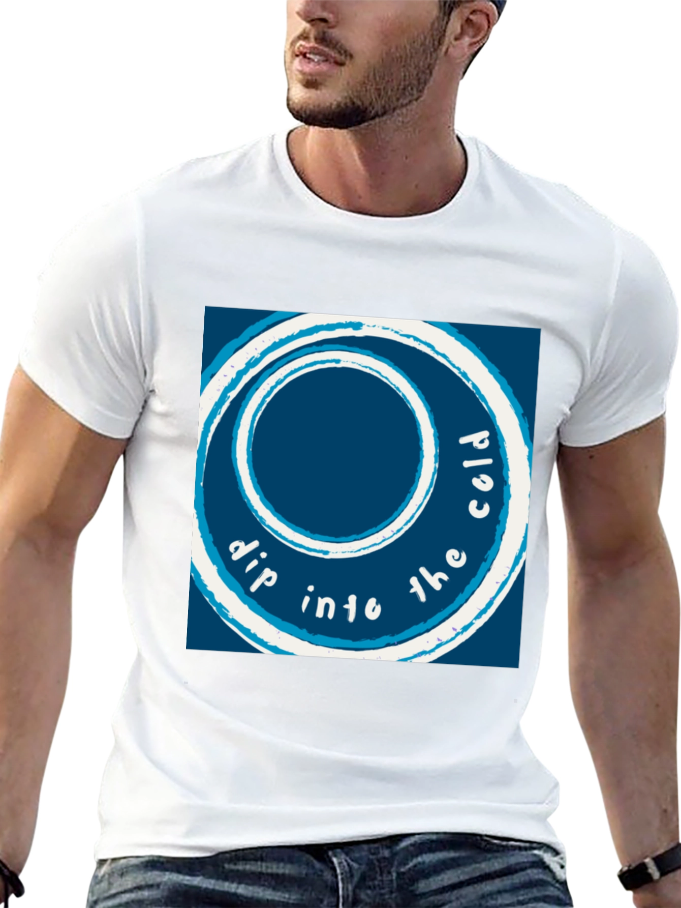 Black Dip Into The Cold Graphic T-Shirt - Black view 13