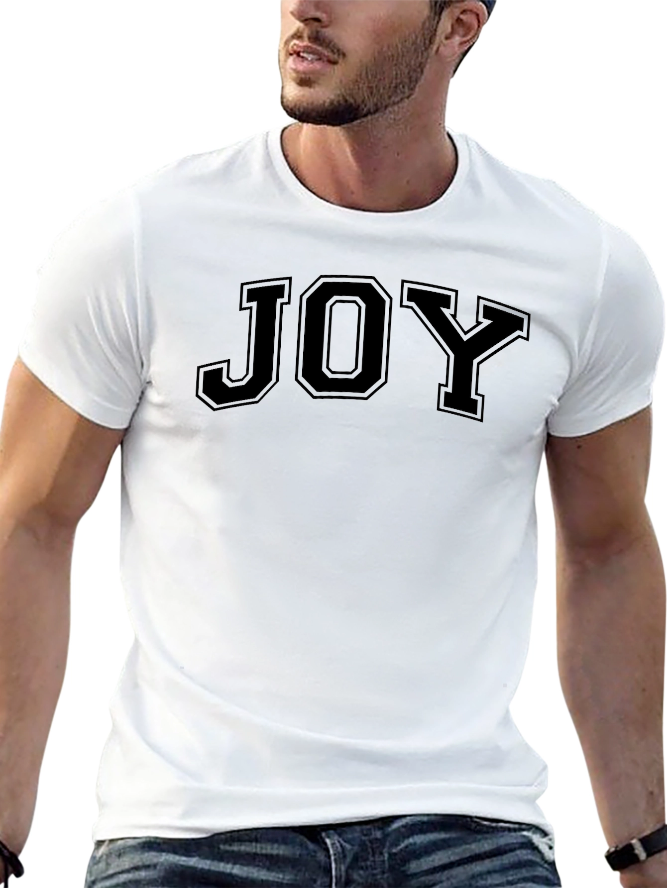 Black JOY Black Graphic Tee - Mens Fashion view 13