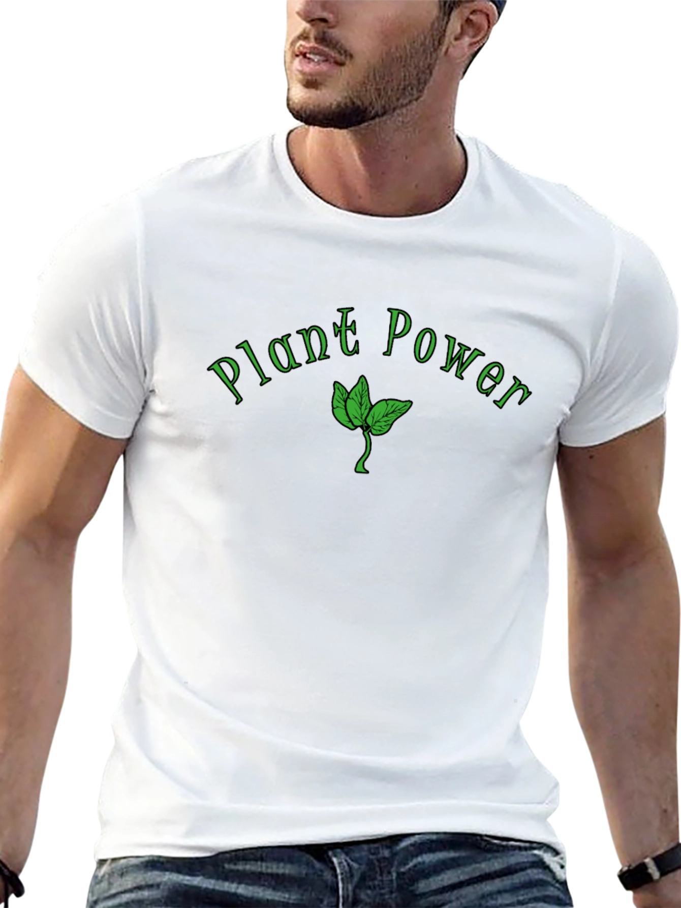 Plant Power Graphic T-Shirt - Vegan Friendly Tee - 13