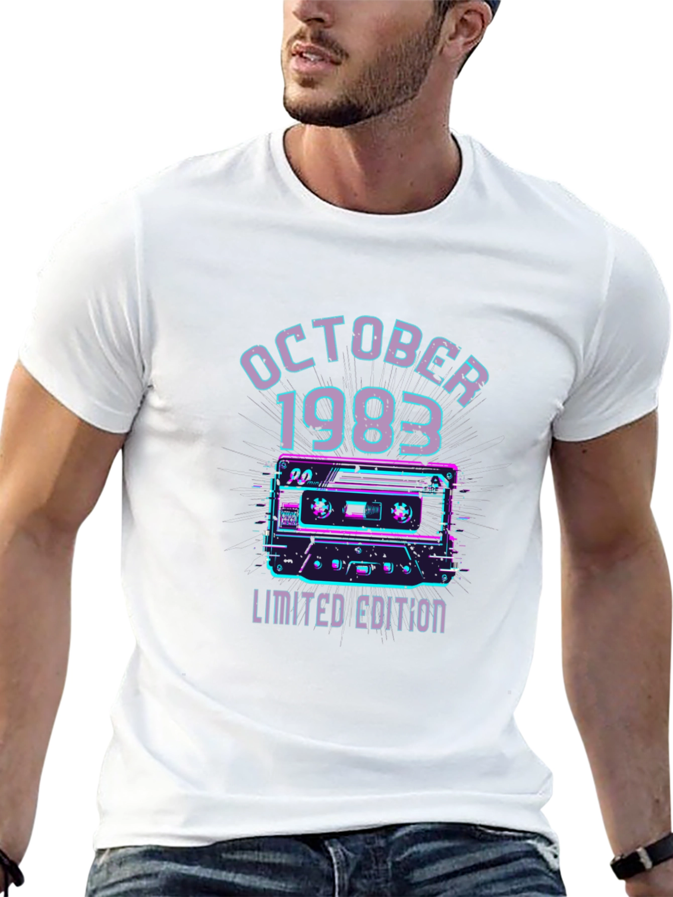 Black October 1983 Limited Edition Cassette Tape Graphic Tee view 13