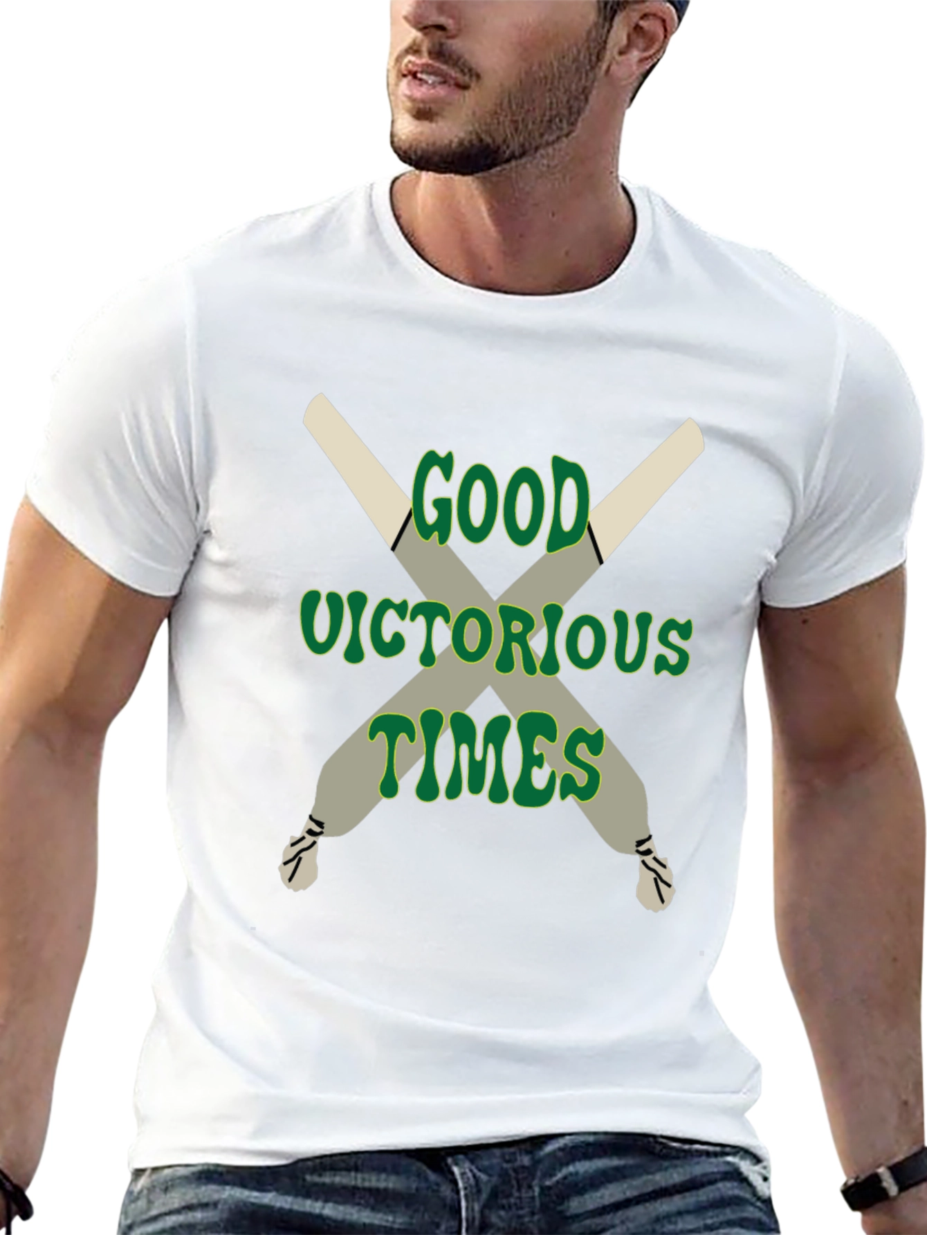 Black Good Victorious Times Graphic T-Shirt view 13