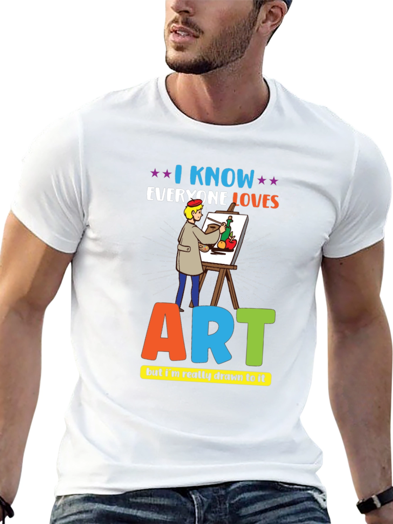 Black Artist Graphic T-Shirt - Art Lover Tee view 13