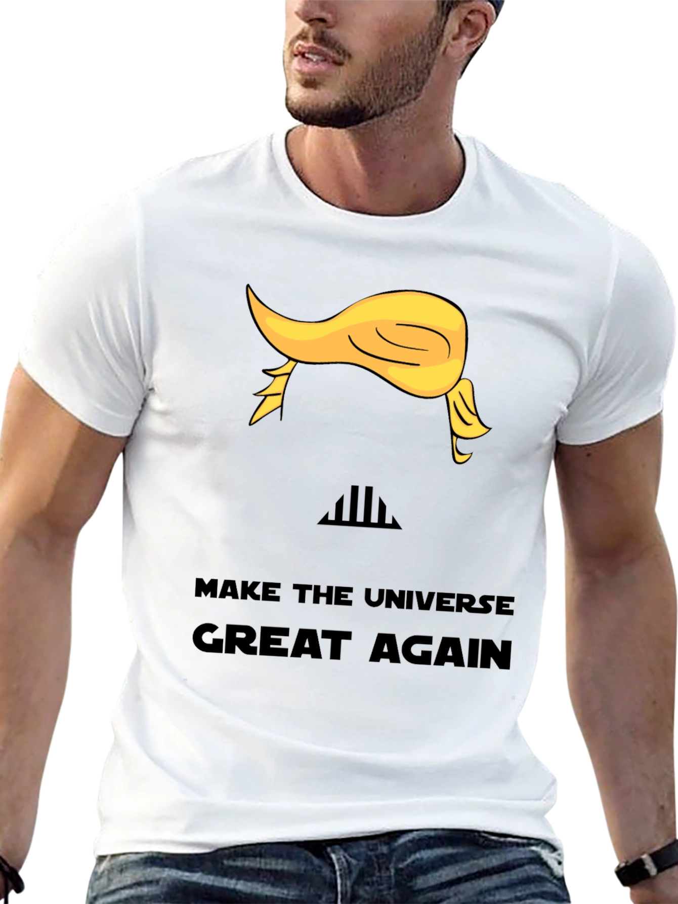 Black Make The Universe Great Again T-Shirt view 13