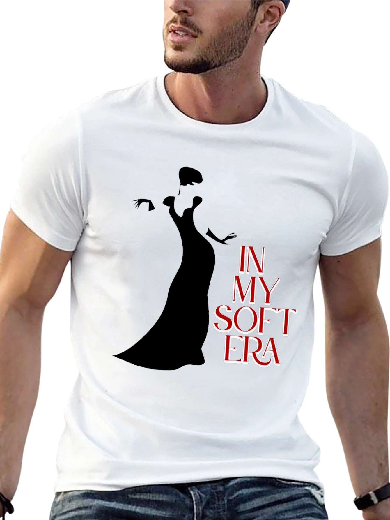 Black In My Soft Era Graphic Tee view 13