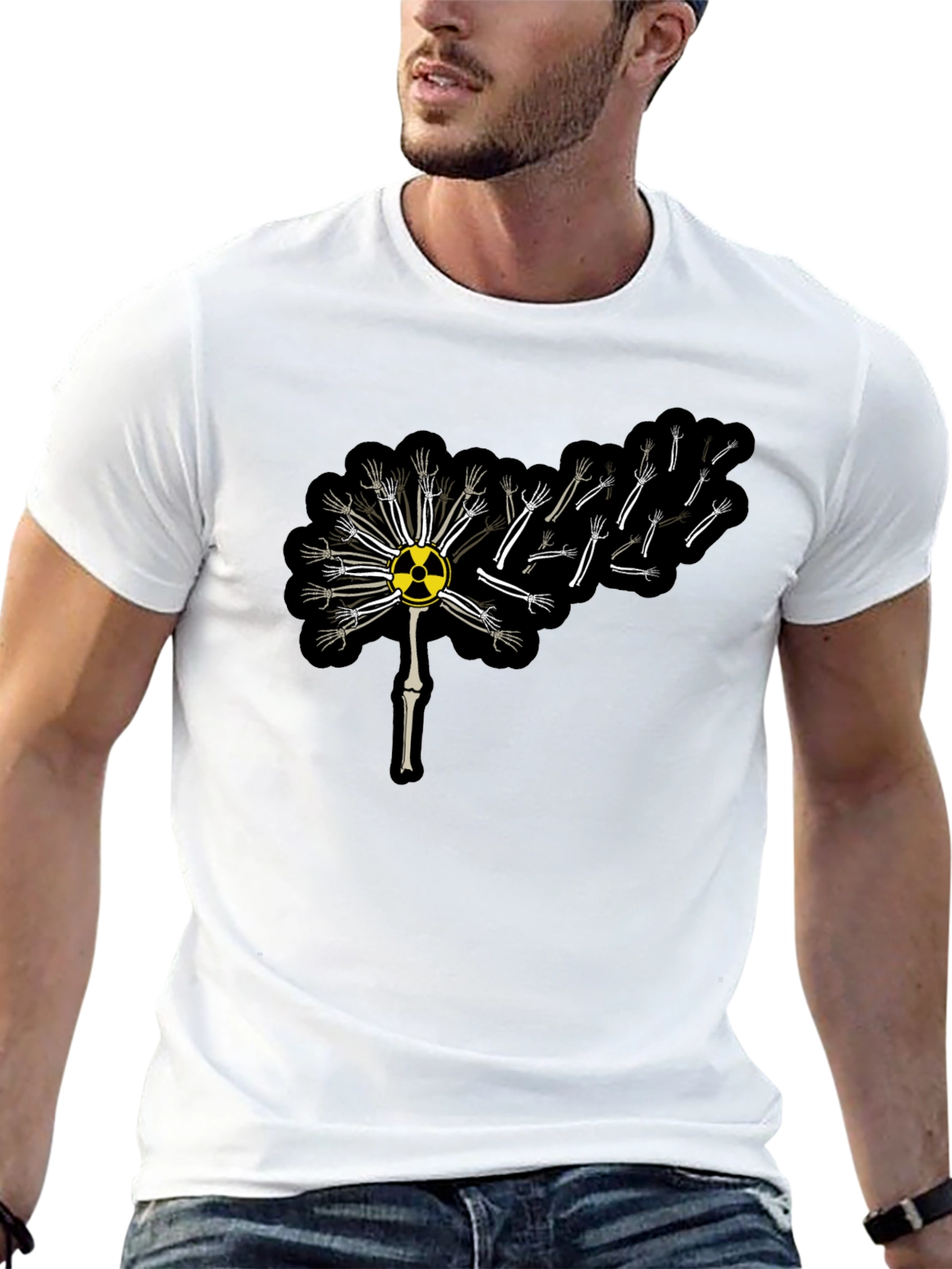 Radioactive Dandelion Graphic T-Shirt - Black - 13