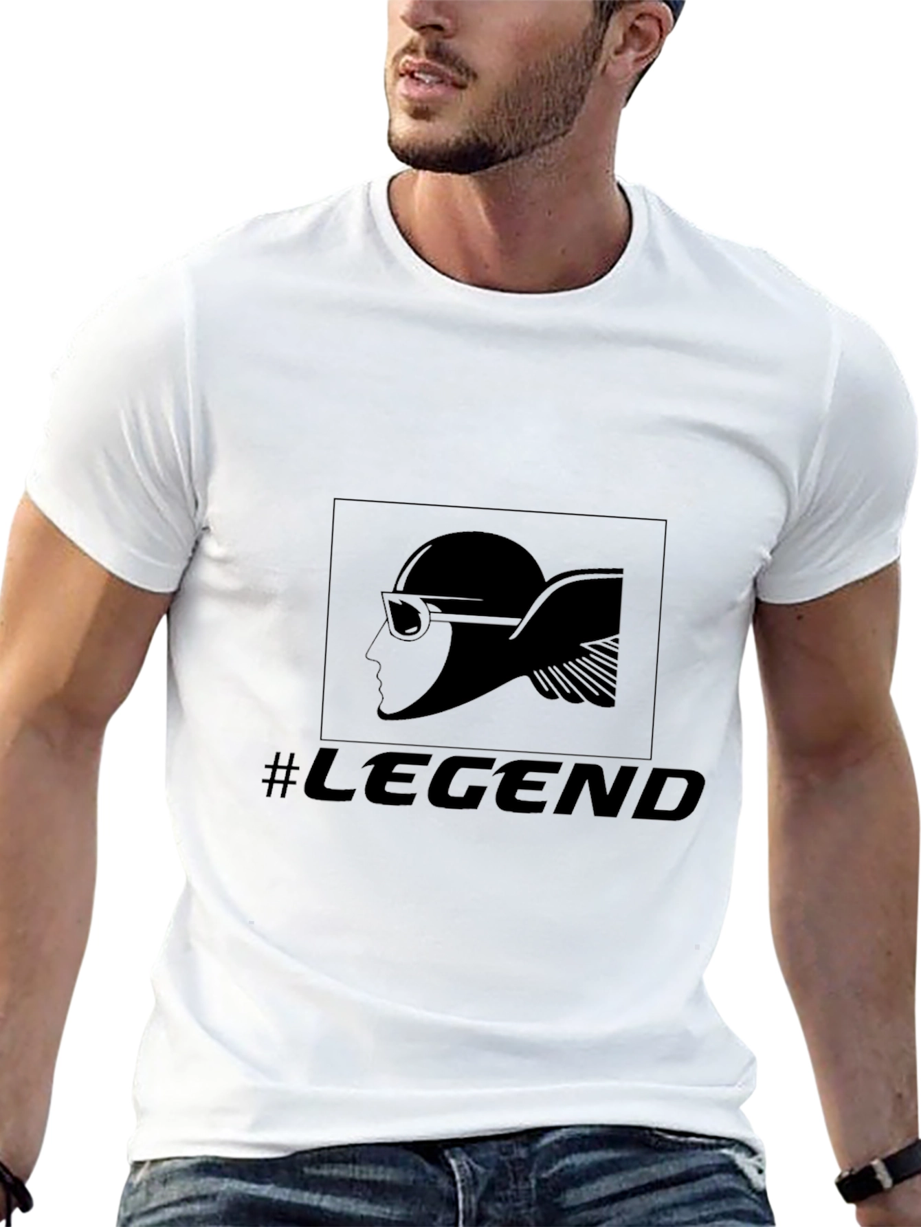 Black Legend Graphic T-Shirt - Soft Cotton Blend view 13