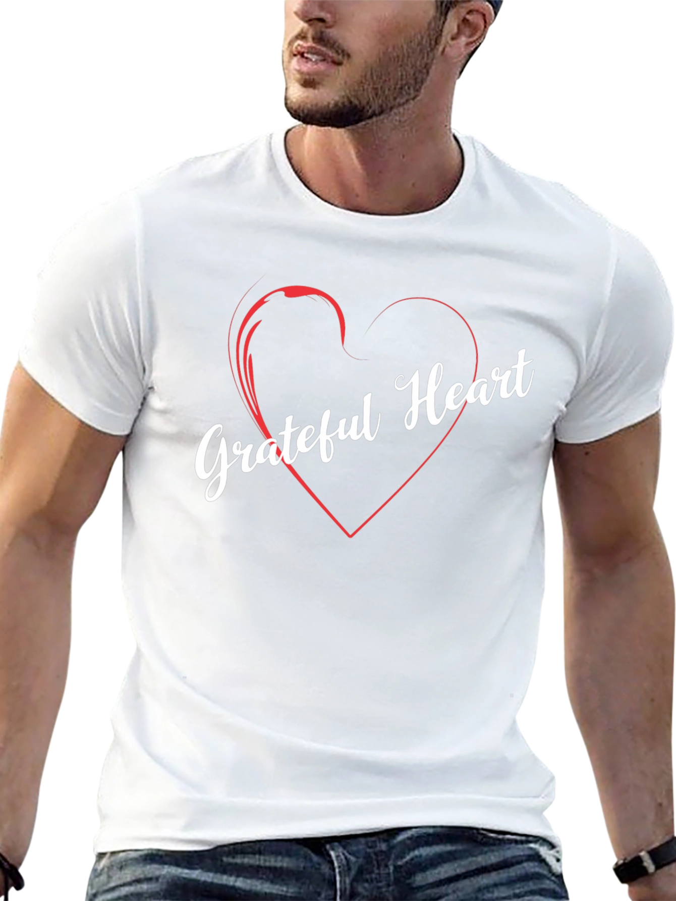 Grateful Heart Graphic Tee - Stylish Comfort - 13
