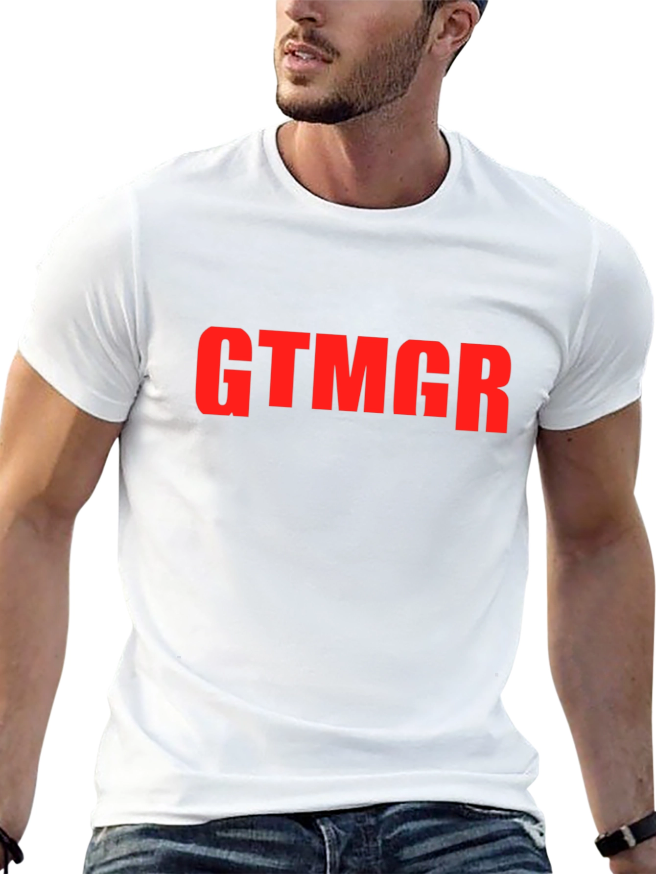 Black GTMGR Graphic Tee - Bold Statement Black T-Shirt view 13