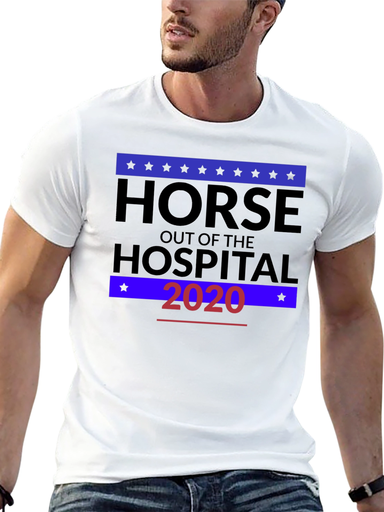 Black Horse Out of the Hospital 2020 T-Shirt view 13
