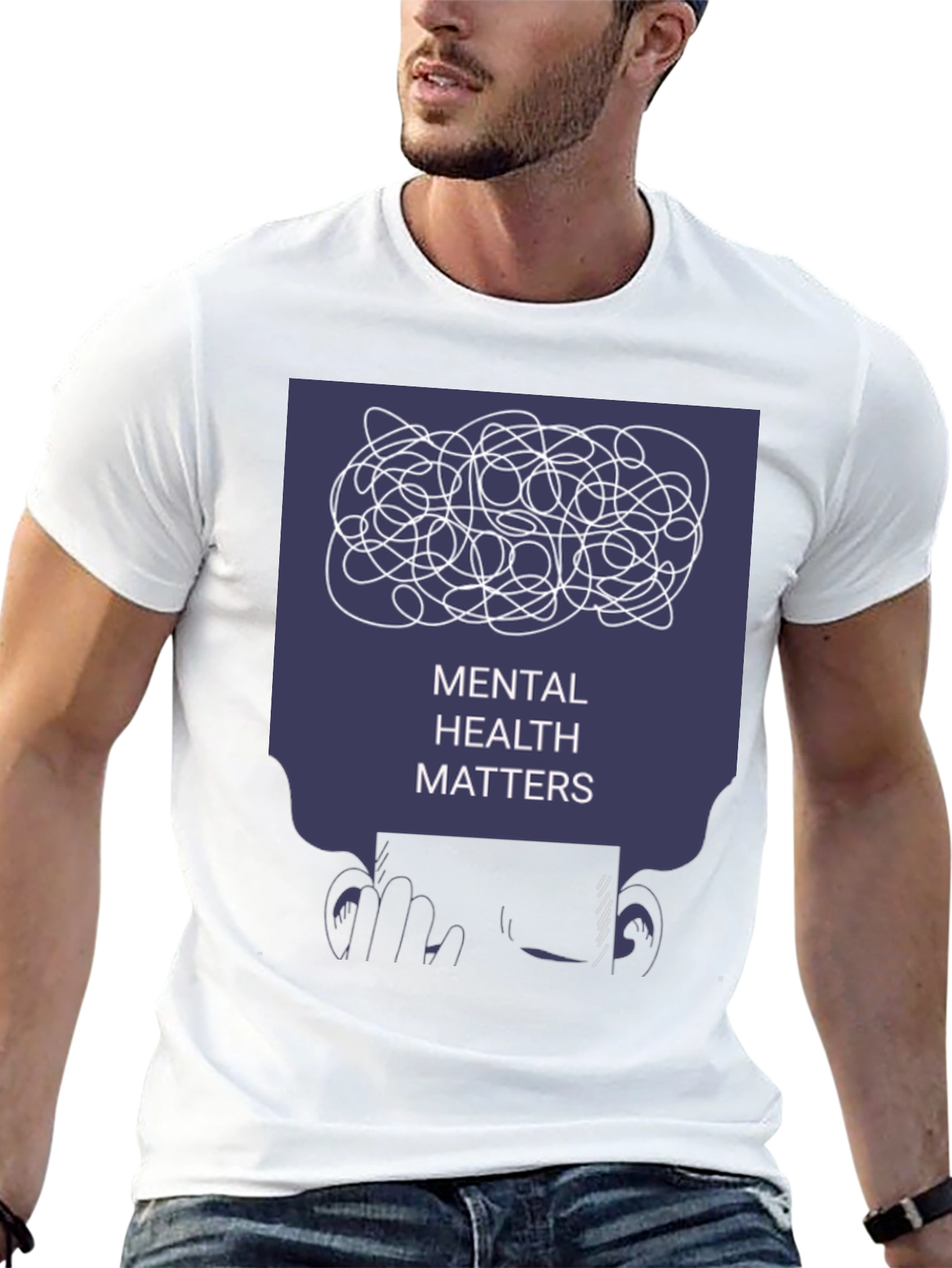 Black Mental Health Matters T-Shirt - Awareness & Support view 13