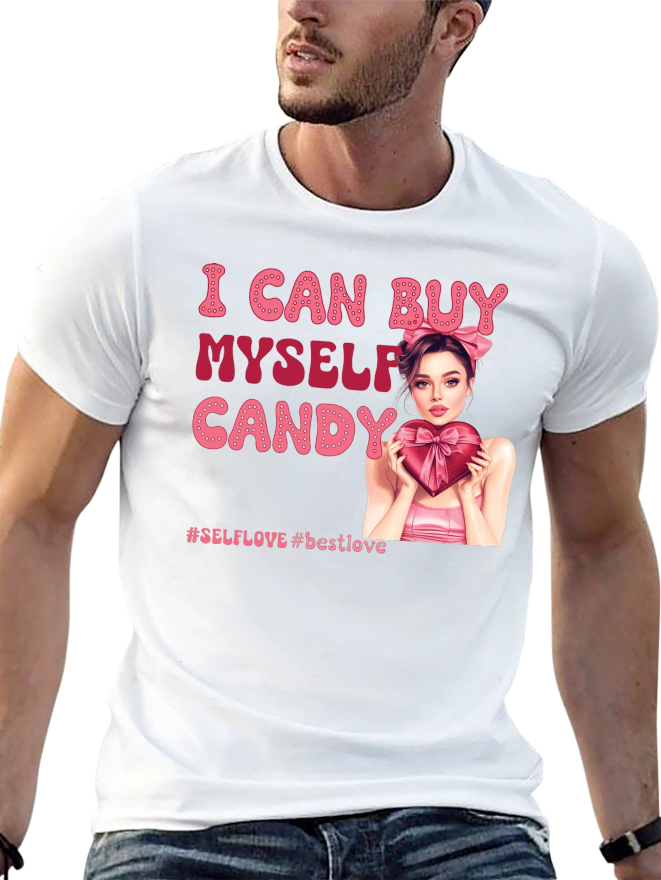 Black I Can Buy Myself Candy Graphic Tee view 13