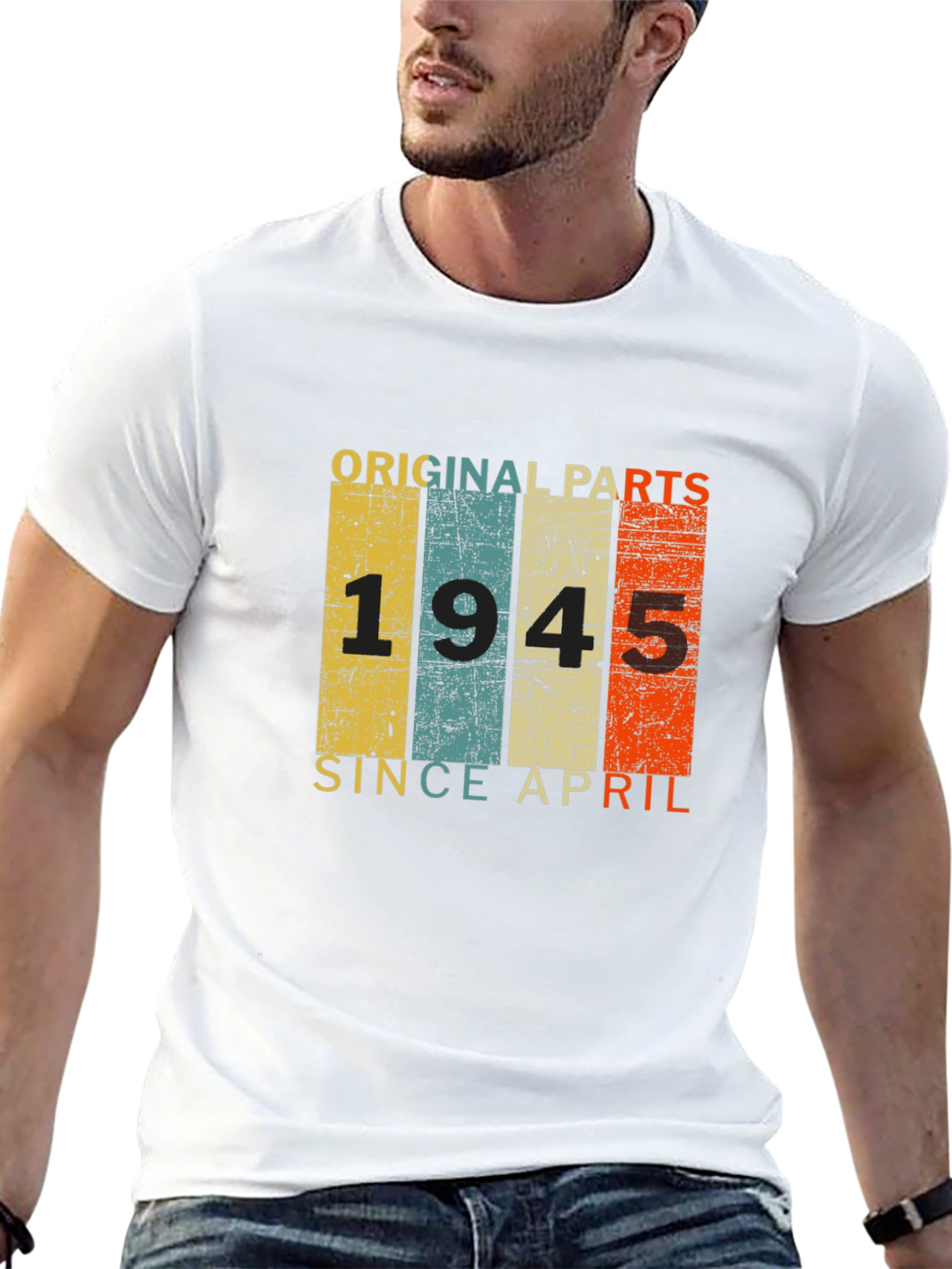 Black Original Parts 1945 Since April Graphic T-Shirt view 13