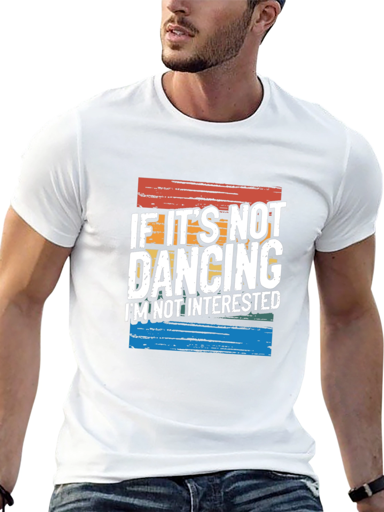 Black If It's Not Dancing T-Shirt - Novelty Graphic Tee view 13