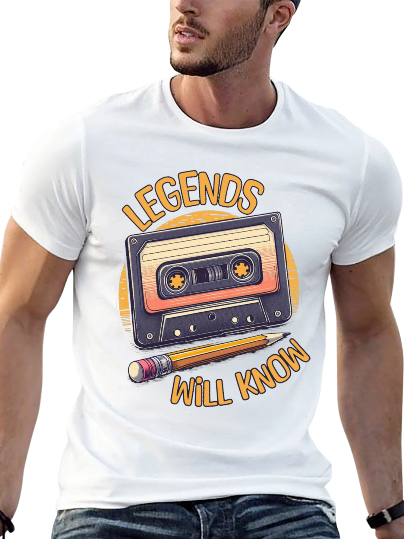 Black Legends Cassette Tape T-Shirt view 13
