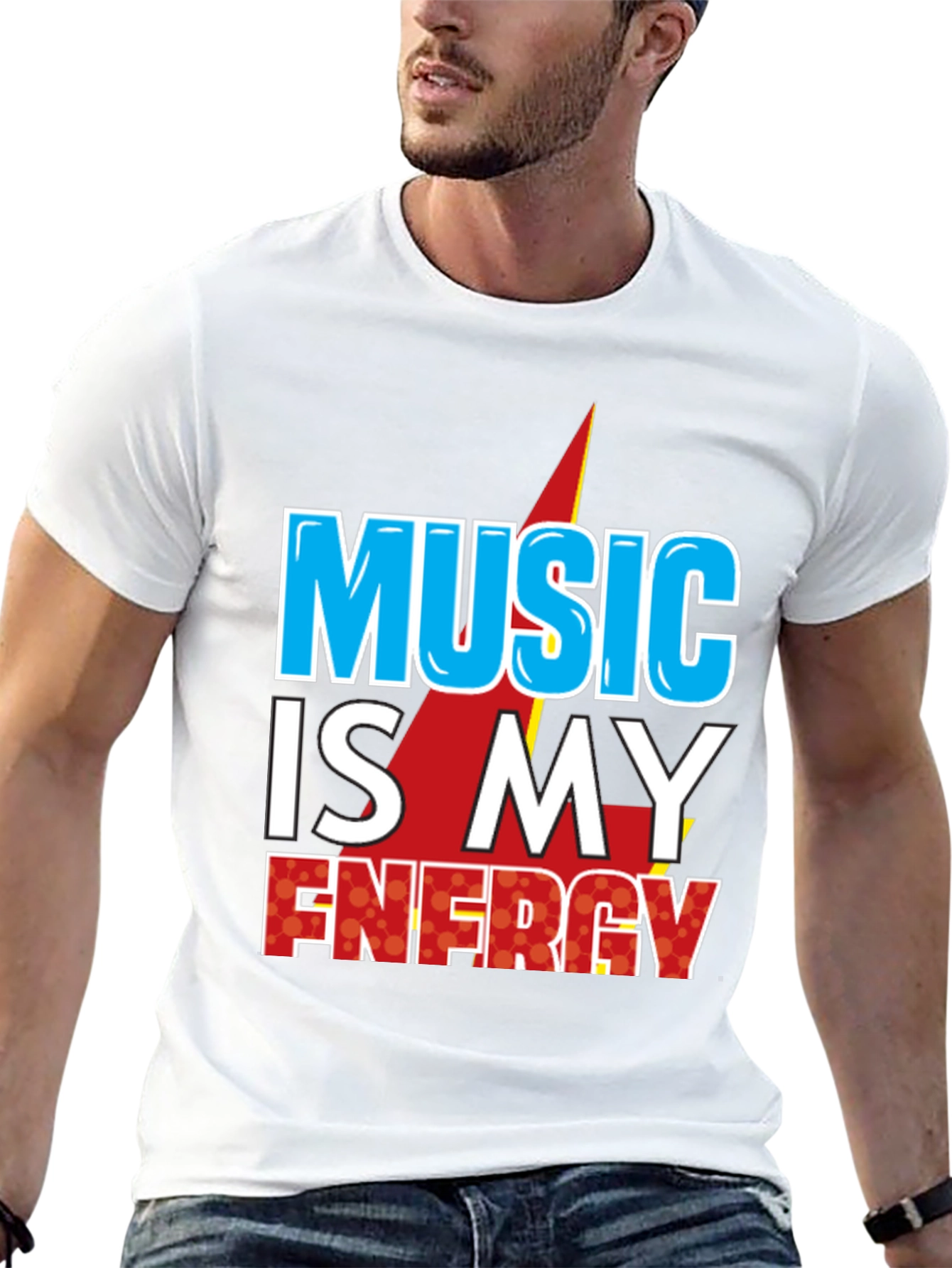 Black Music is My Energy Graphic Tee - Black view 13
