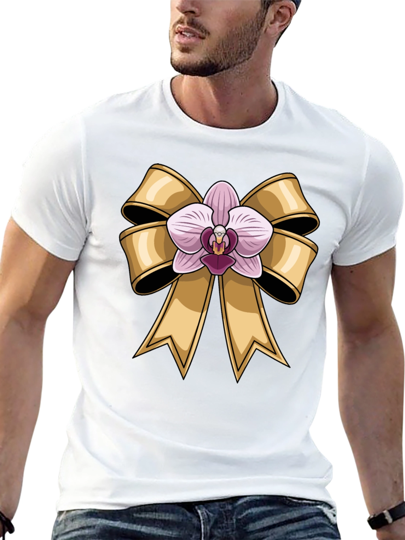 Black Orchid Bow Black T-Shirt view 13