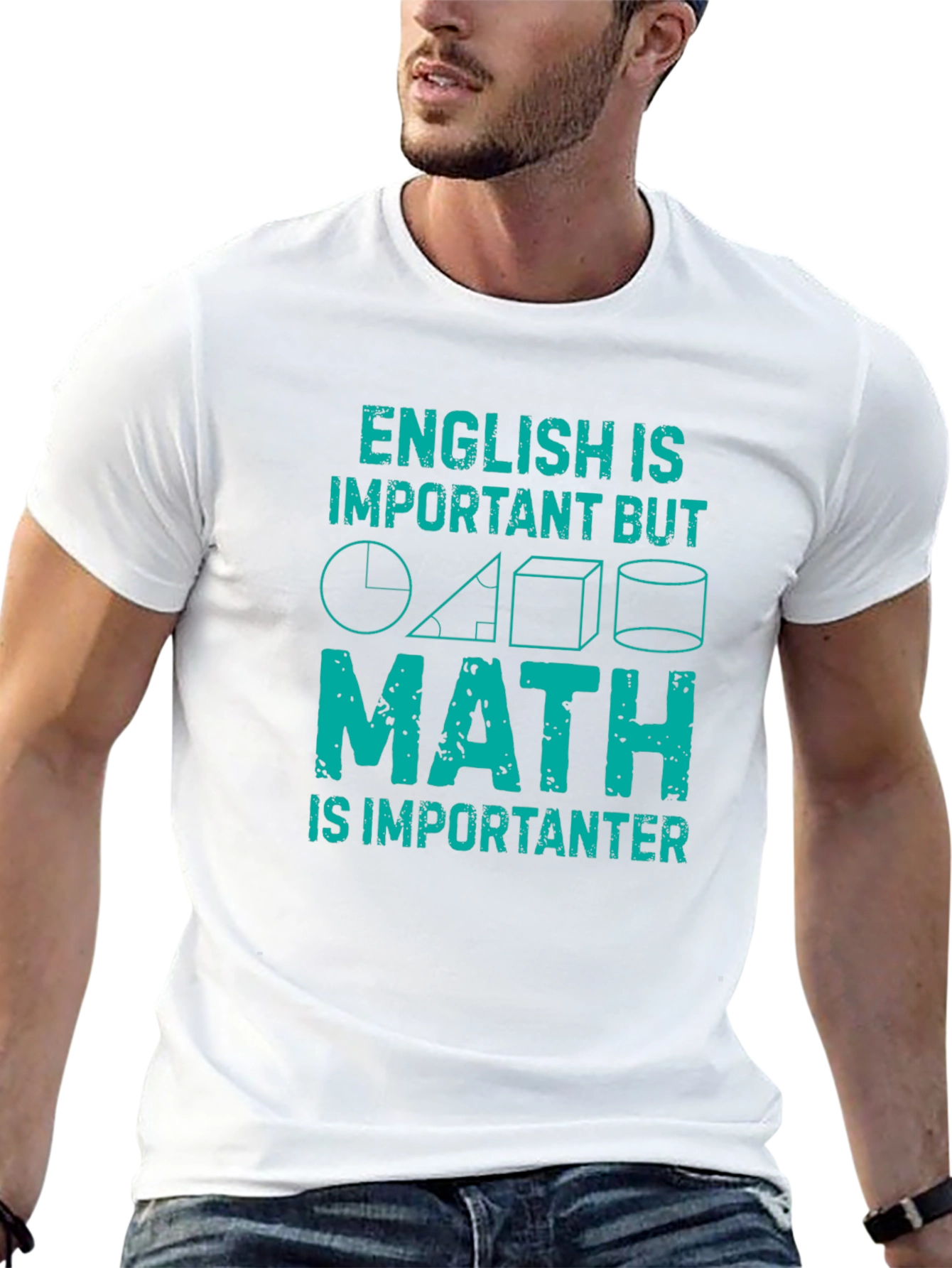 Black Math is Importanter T-Shirt - Funny Math Lover Tee view 13
