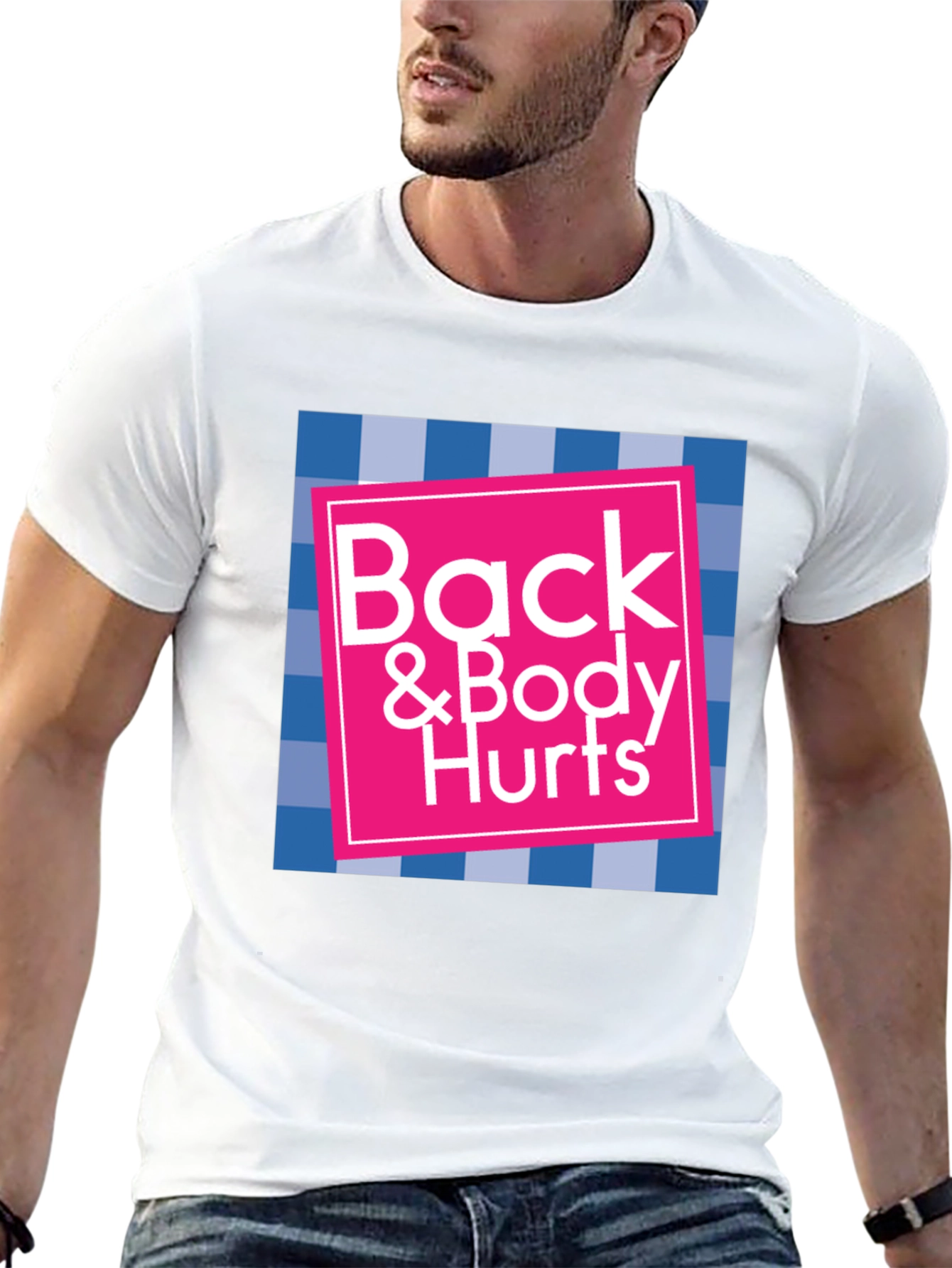 Black Back & Body Hurts Graphic T-Shirt view 13