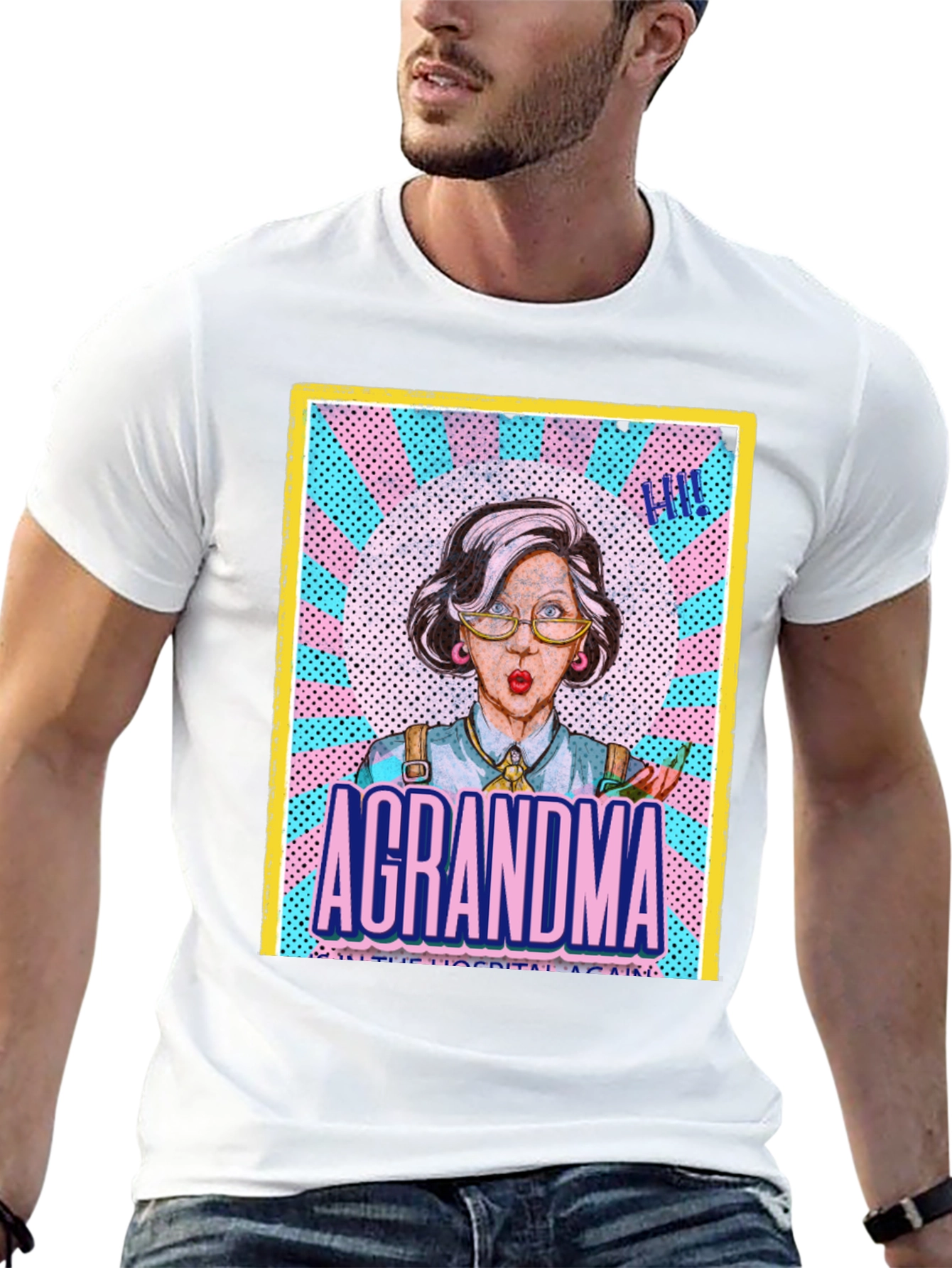 Black A GRANDMA T-Shirt - Unisex view 13