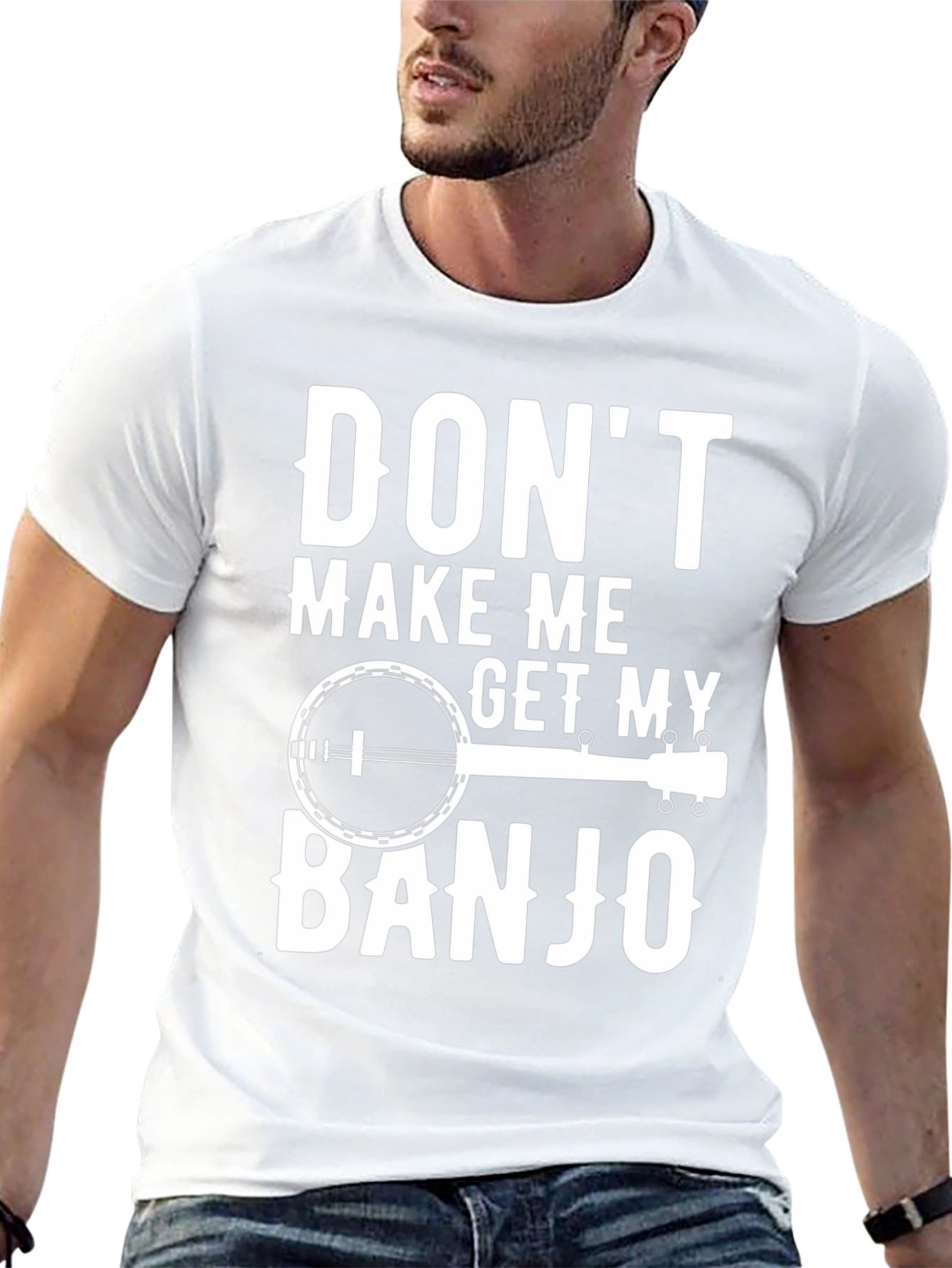 Black Don't Make Me Get My Banjo T-Shirt view 13