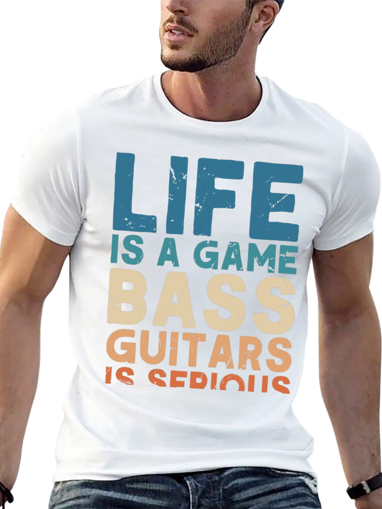 Black Bass Guitars T-Shirt: Life is a Game view 13