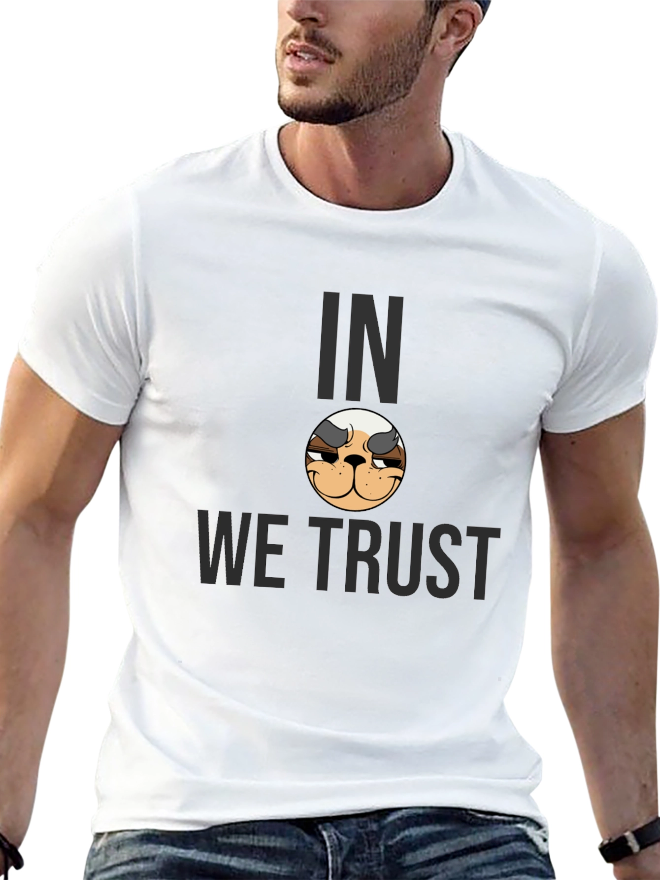 Black In Doge We Trust Graphic Tee - Black view 13