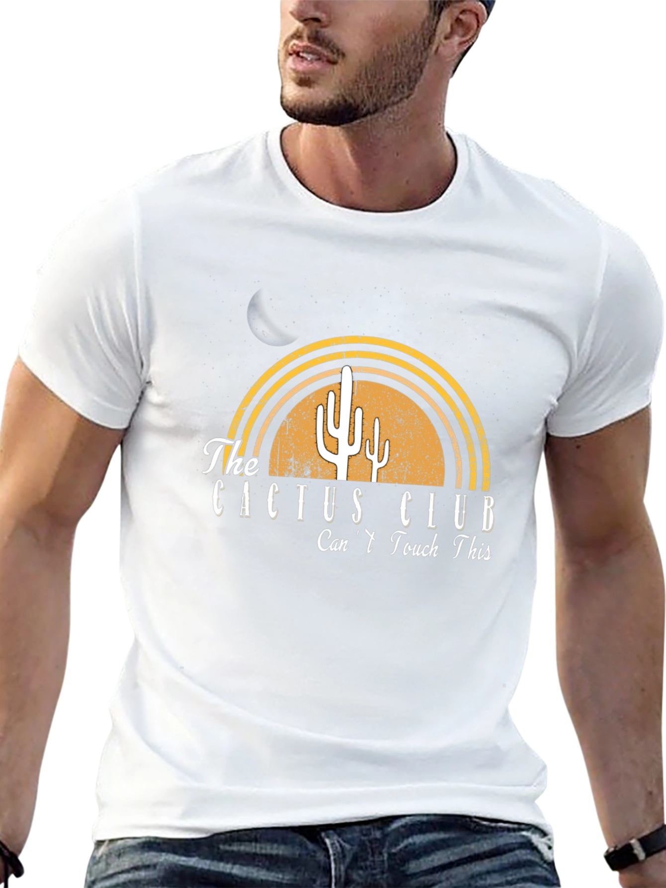 Black Cactus Club Graphic Tee - Can't Touch This view 13