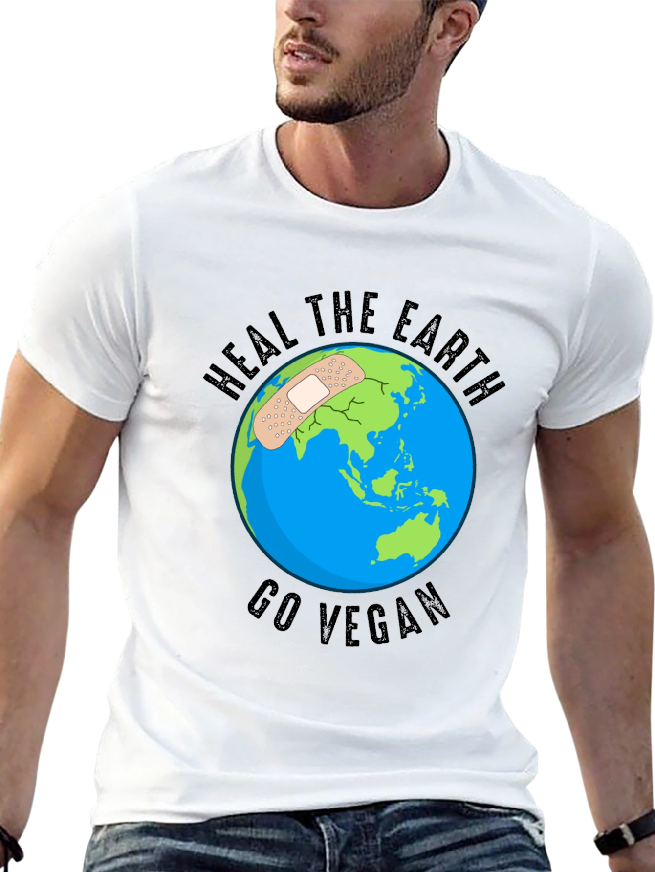 Heal the Earth Go Vegan T-Shirt - 13