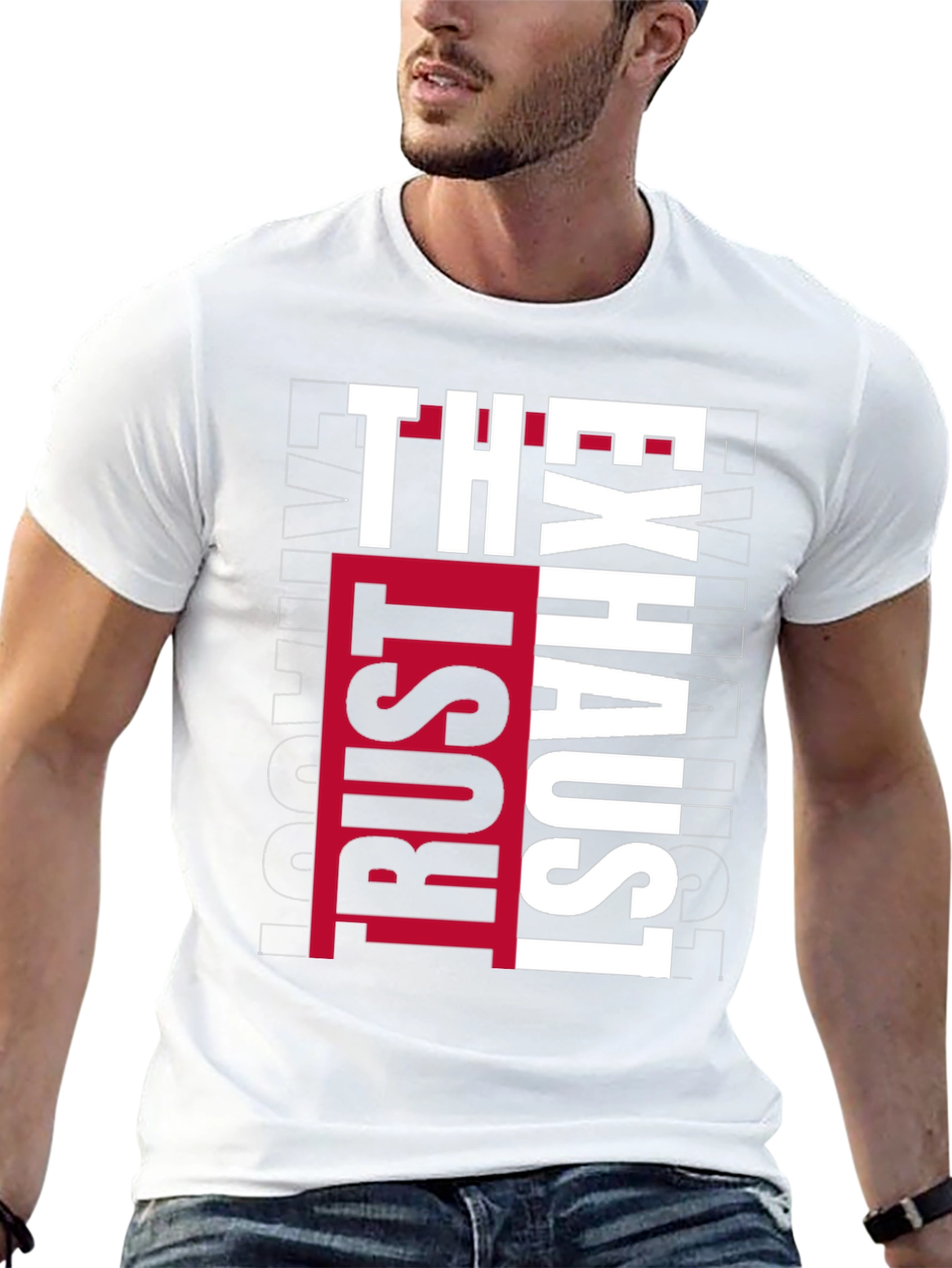 Black The Rust Exhaust T-Shirt - Bold Graphic Tee view 13