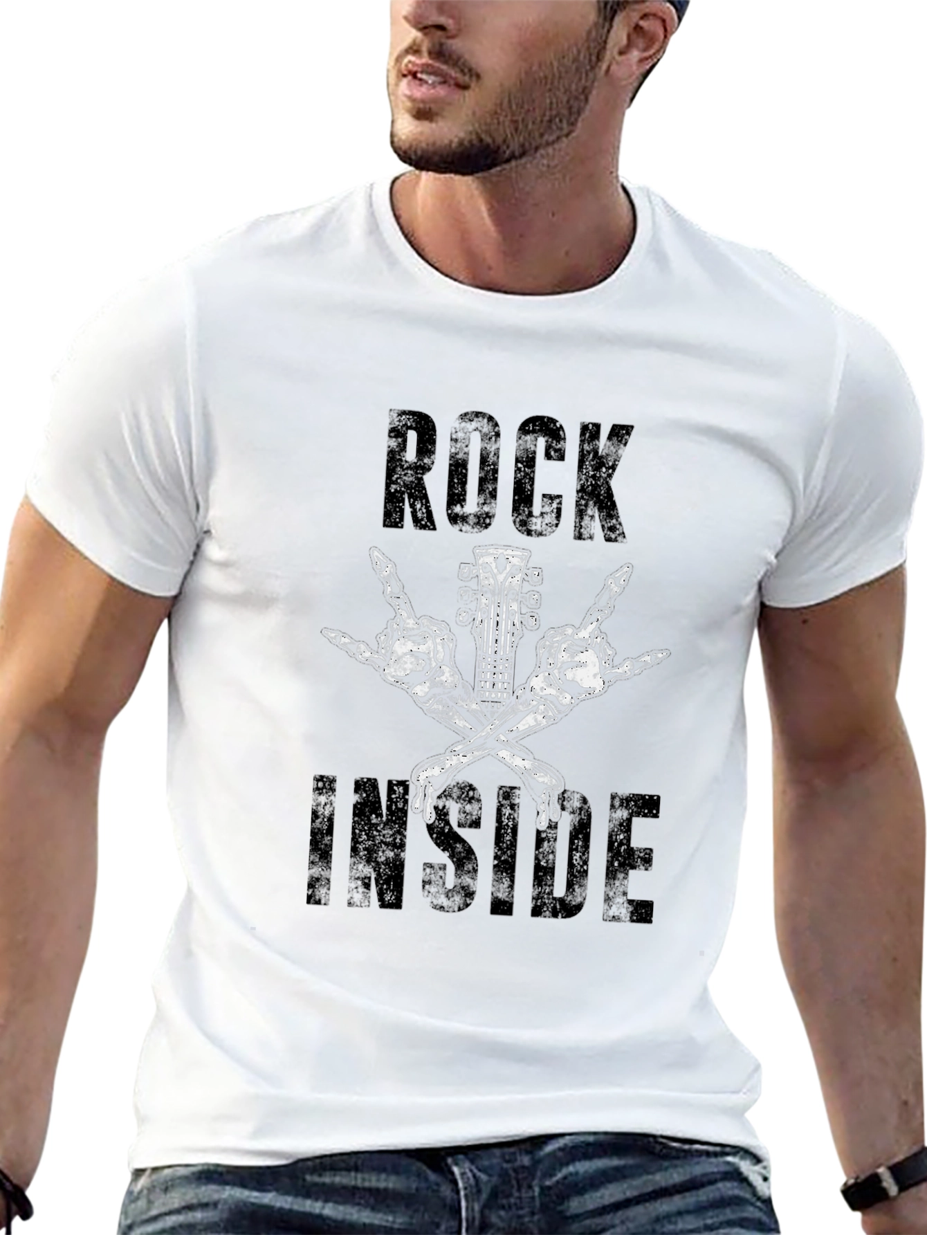 Black Rock Inside Graphic Tee - Black view 13