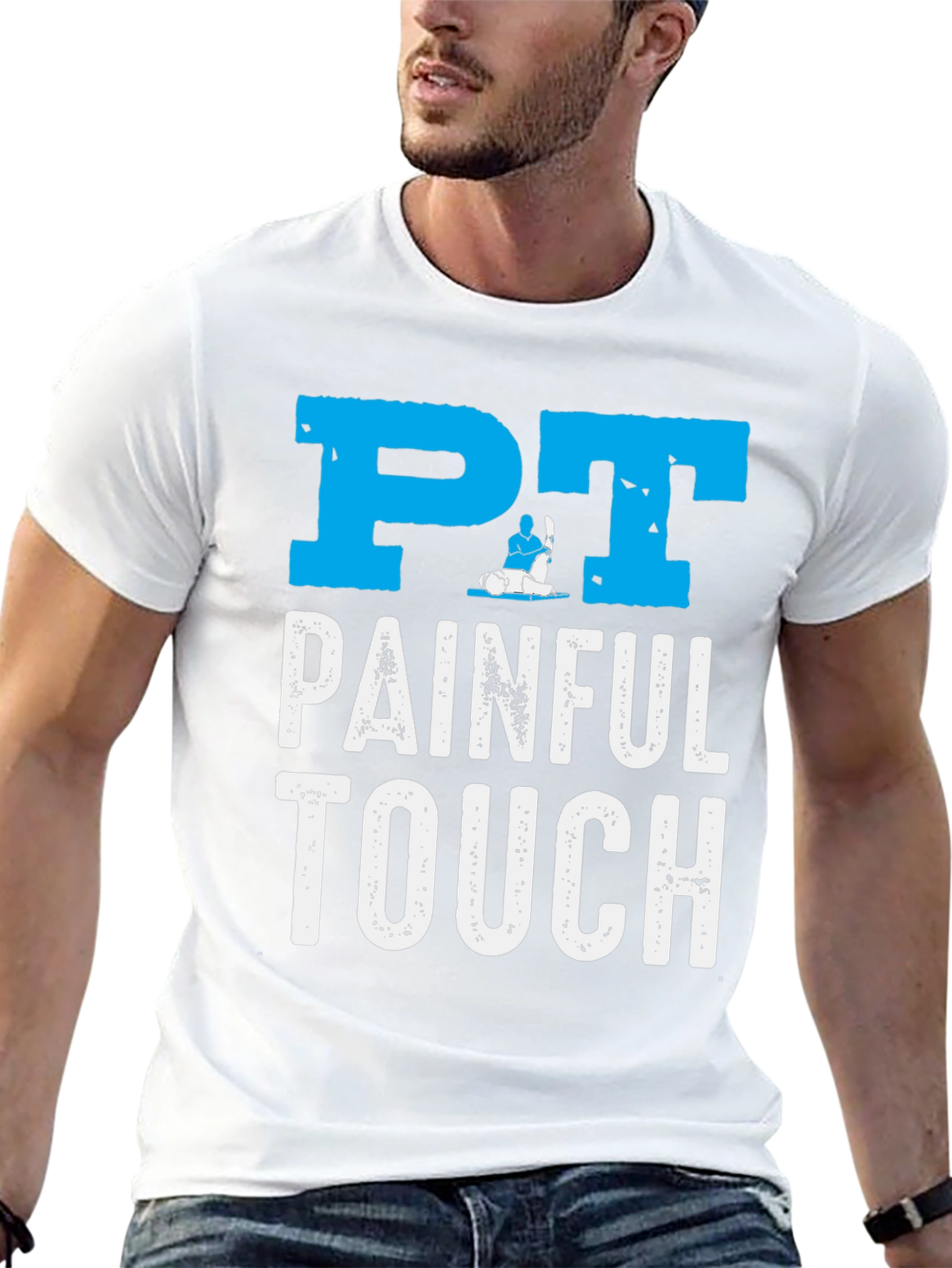 Black PT Painful Touch Graphic Tee - Physical Therapy Shirt view 13