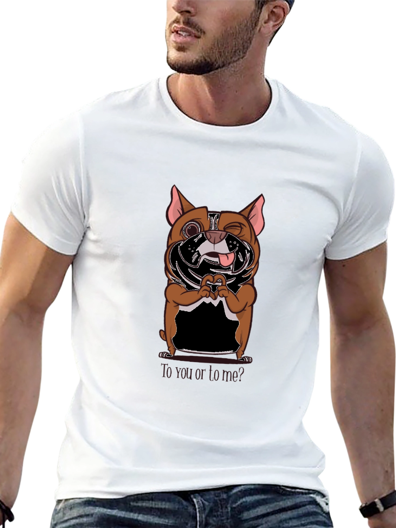 Black Gamer Dog Graphic T-Shirt view 13