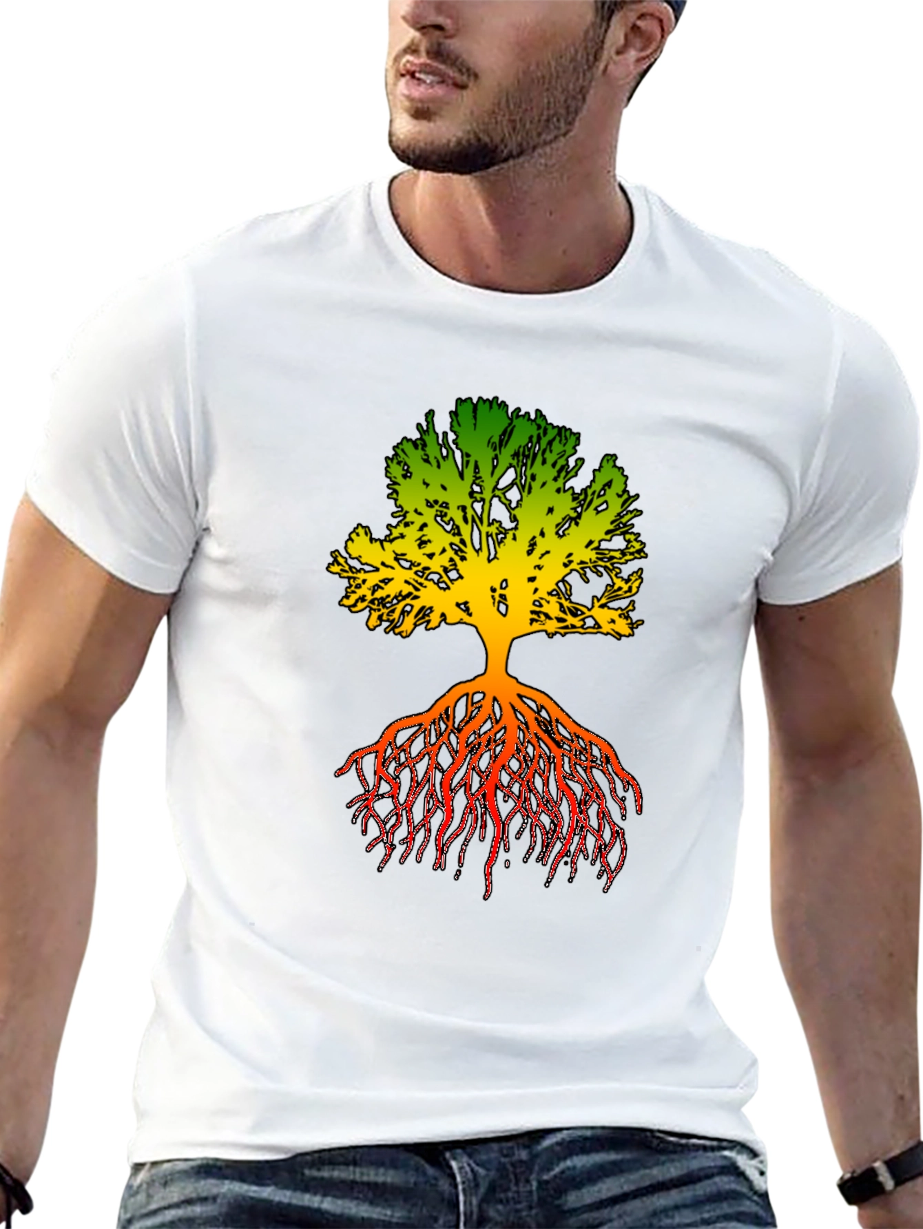 Rasta Tree Graphic T-Shirt - Roots & Culture - 13